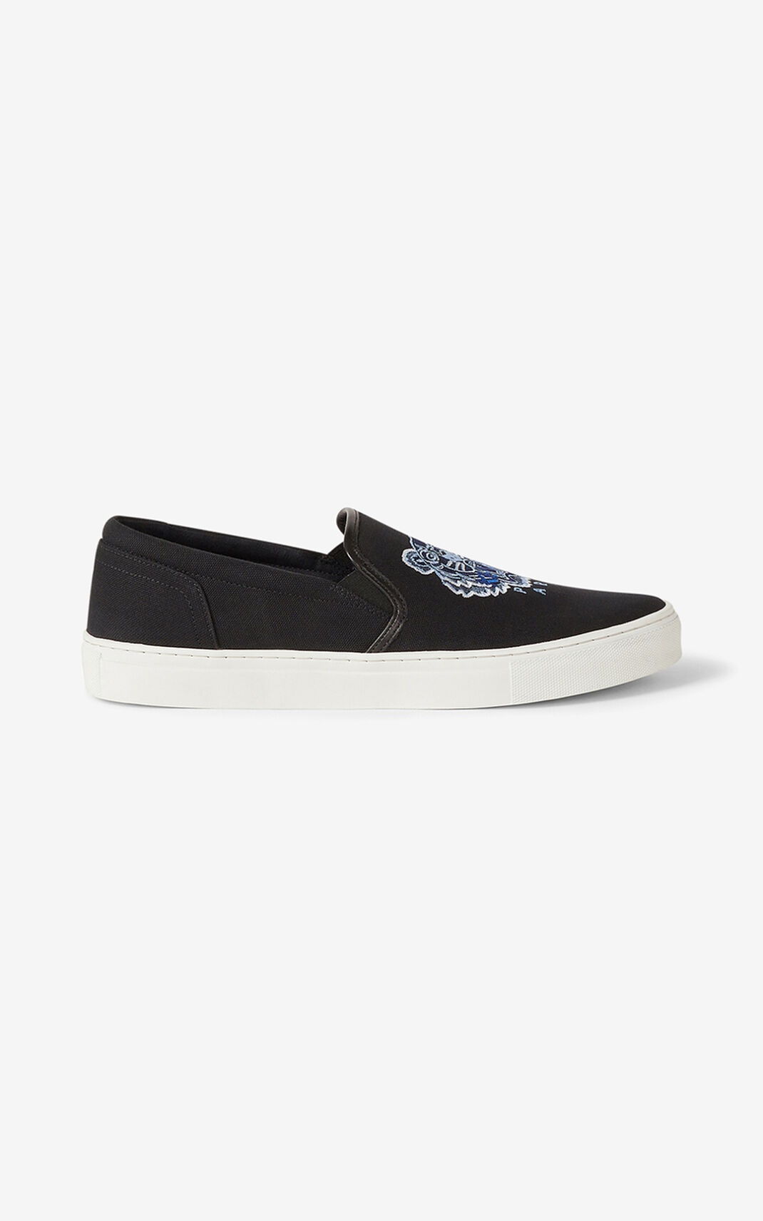 K-SKATE Tiger canvas slip-on sneakers - 1