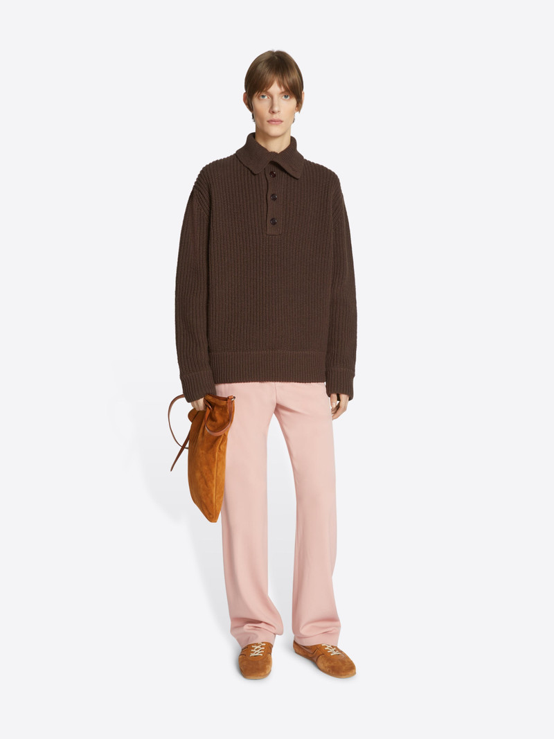 Dries Van Noten WOOL SATIN PANTS outlook