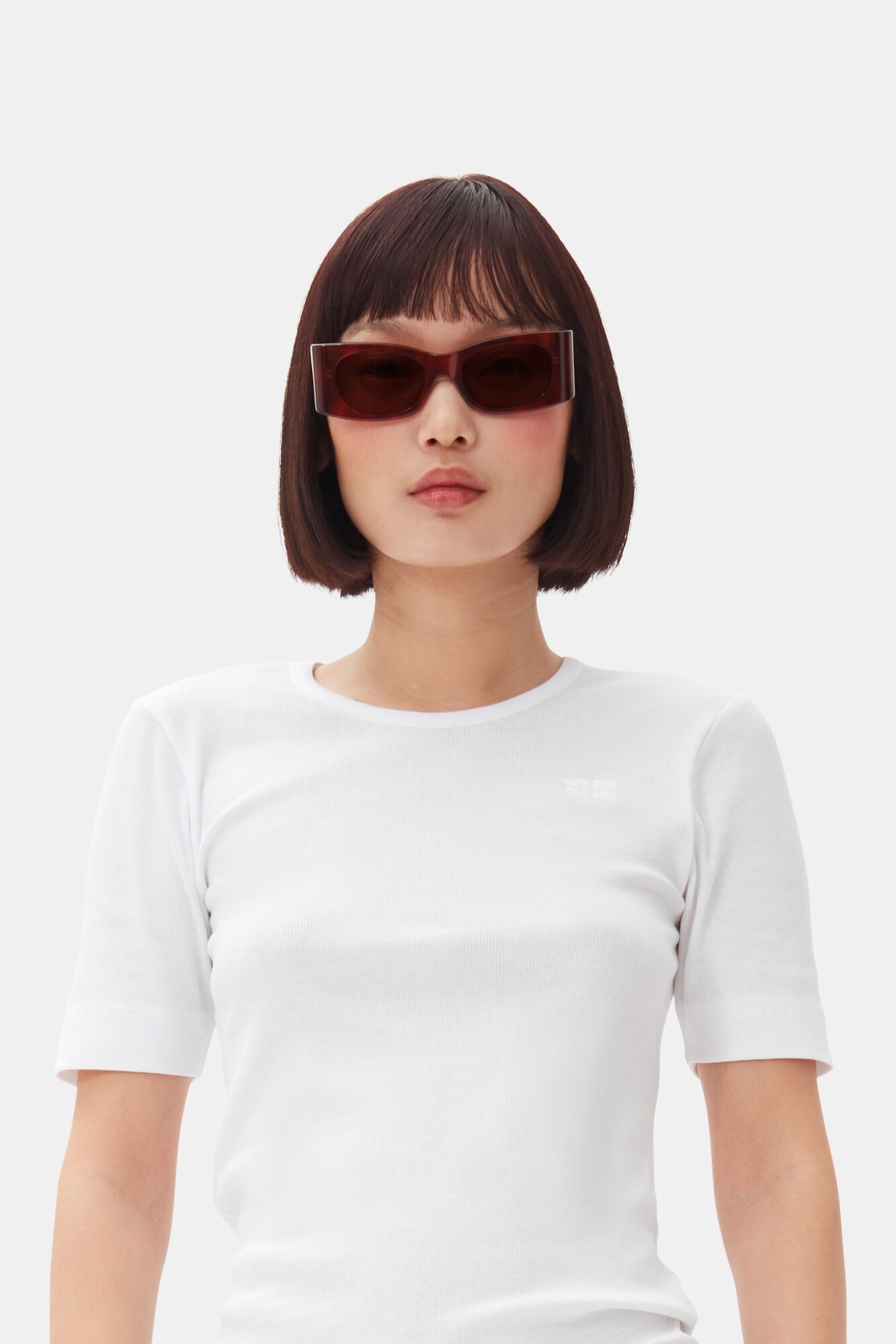 GANNI X ACE & TATE TIGER'S EYE KAYLA SUNGLASSES - 5