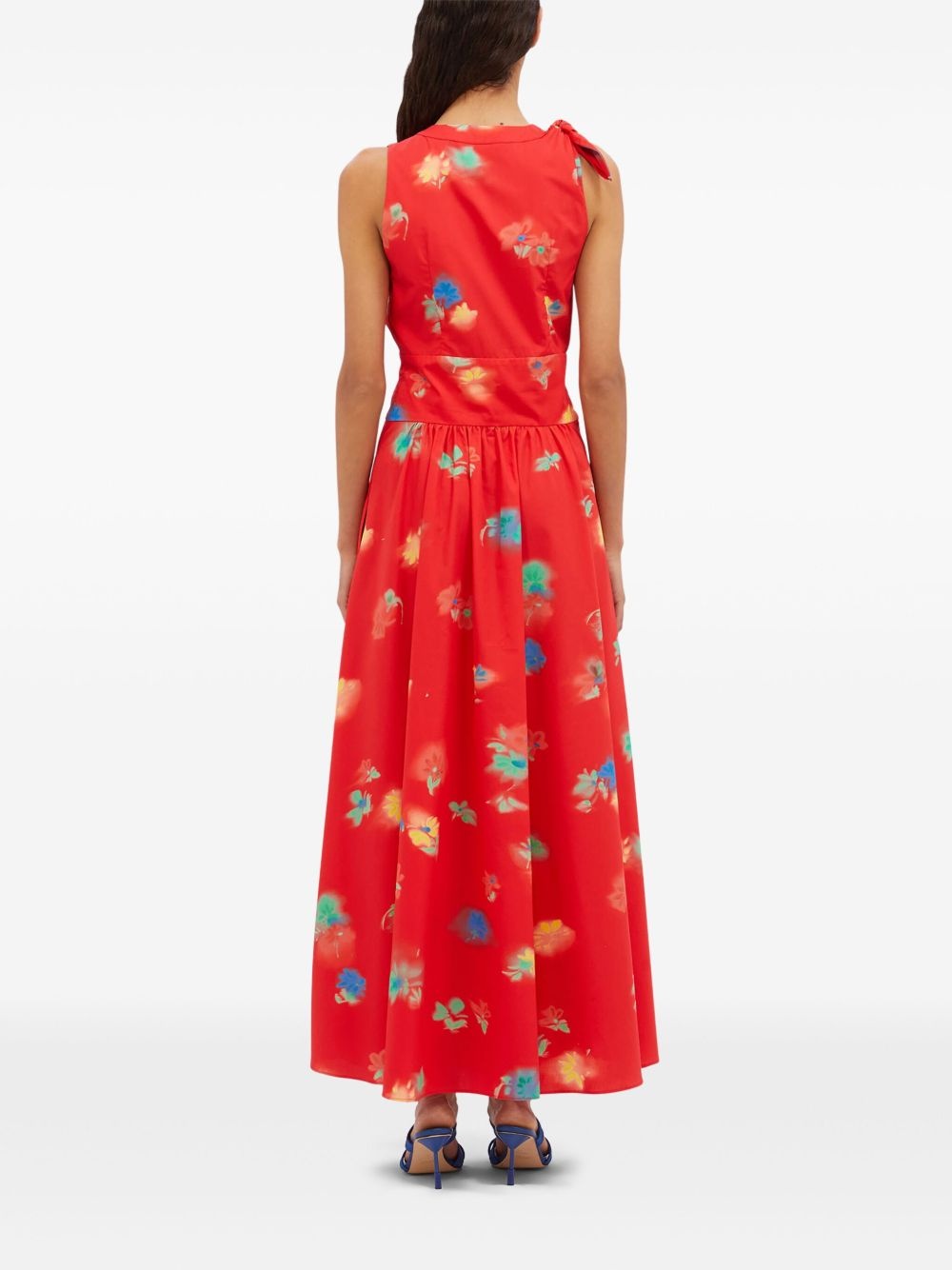 printed maxi dress - 4