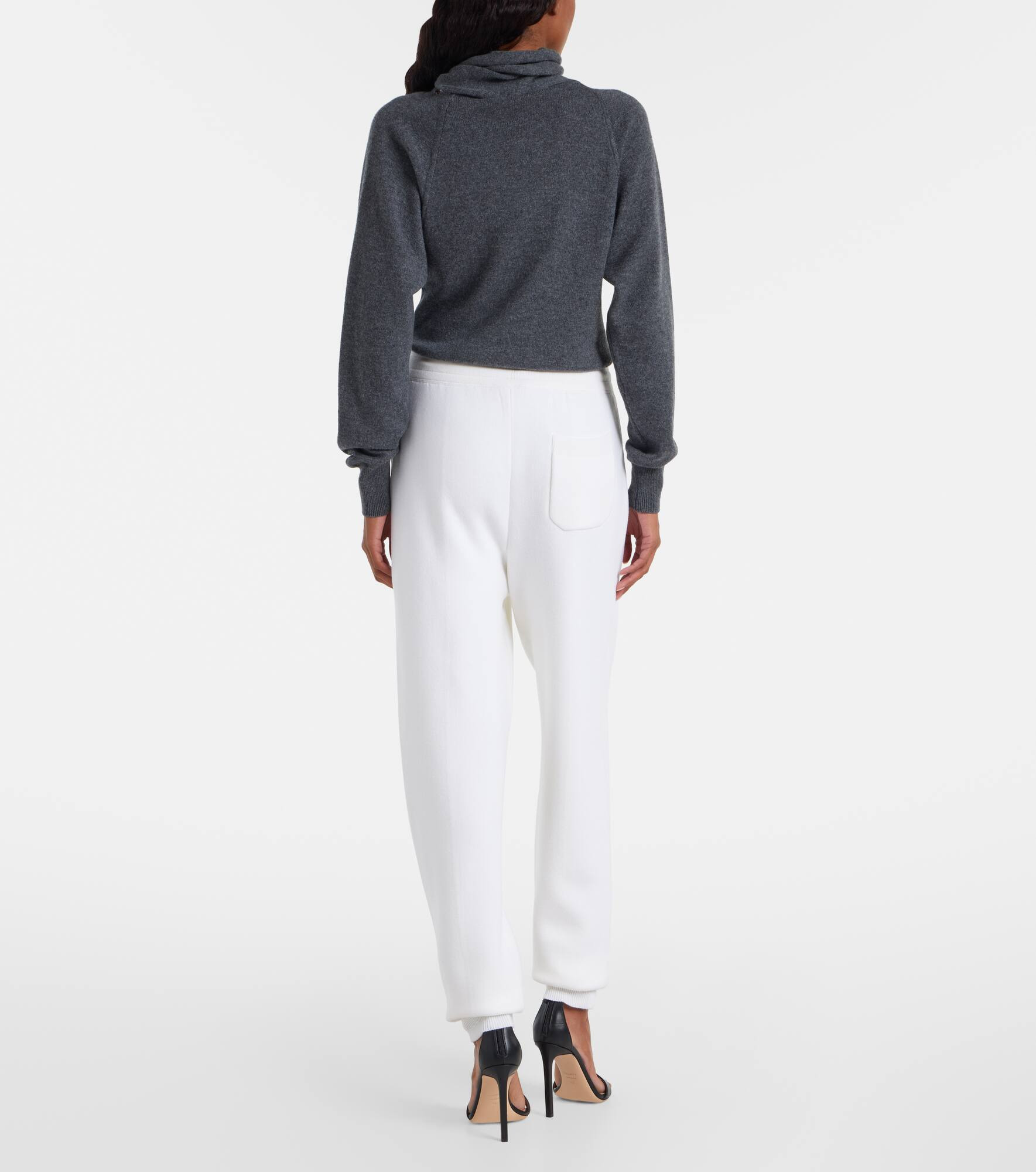 Tapered wool and cashmere-blend pants - 3