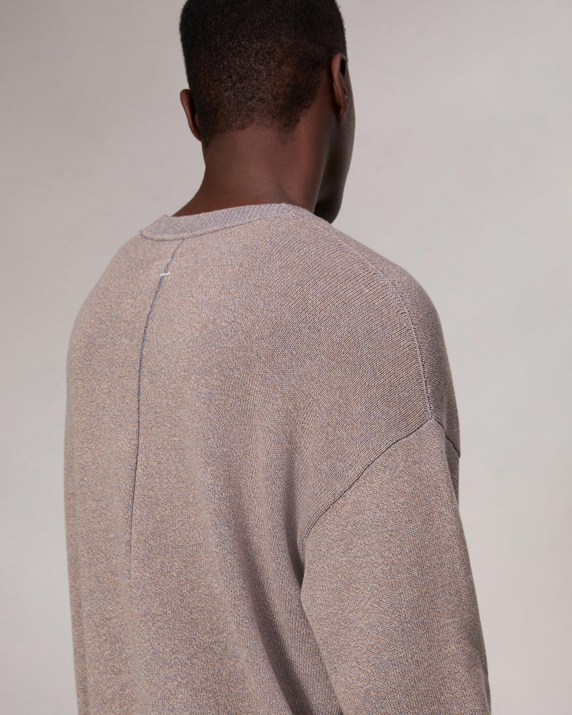 Marled Cotton Sweater - 6