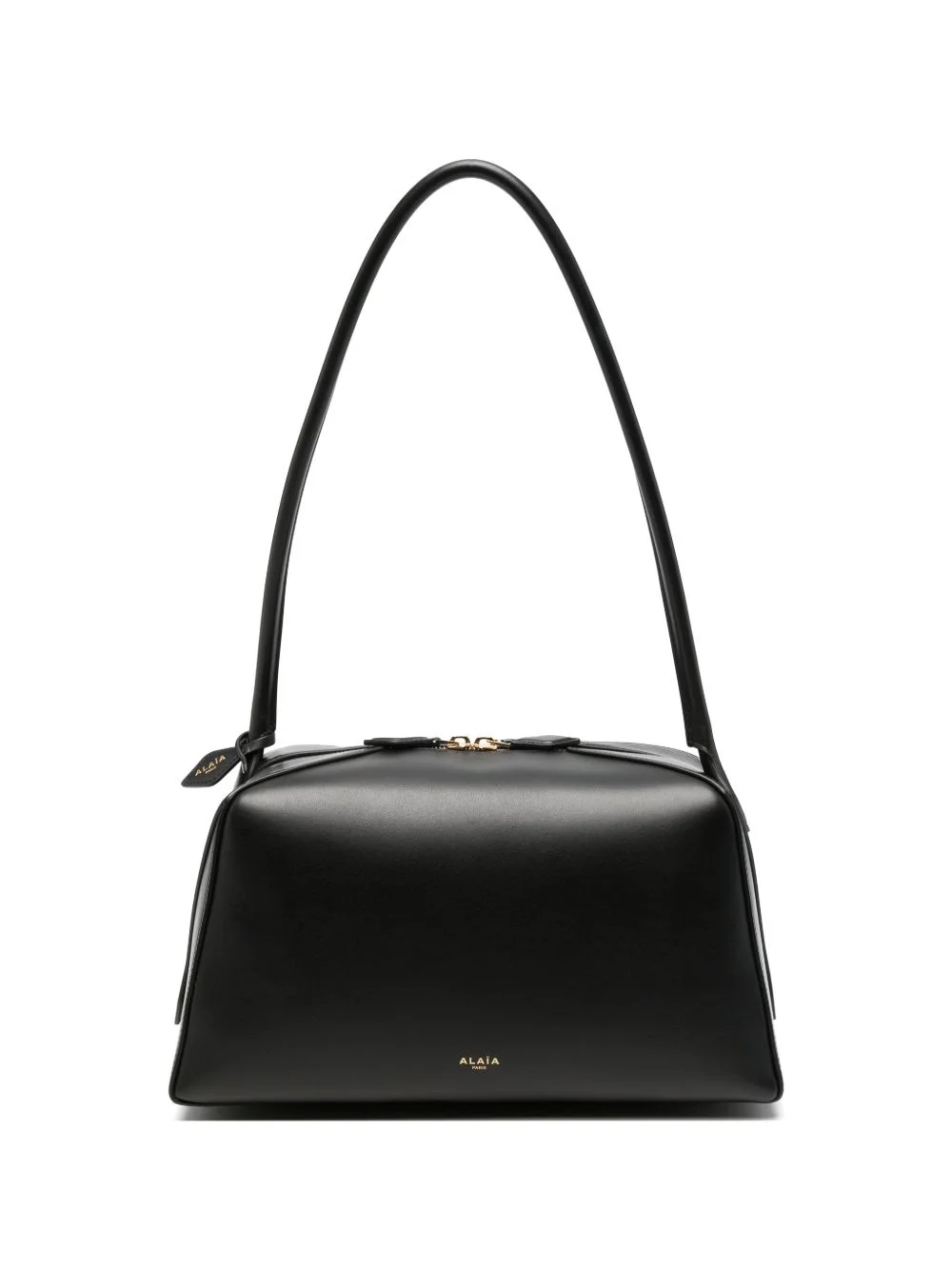 medium Le Bouledogue leather shoulder bag - 1