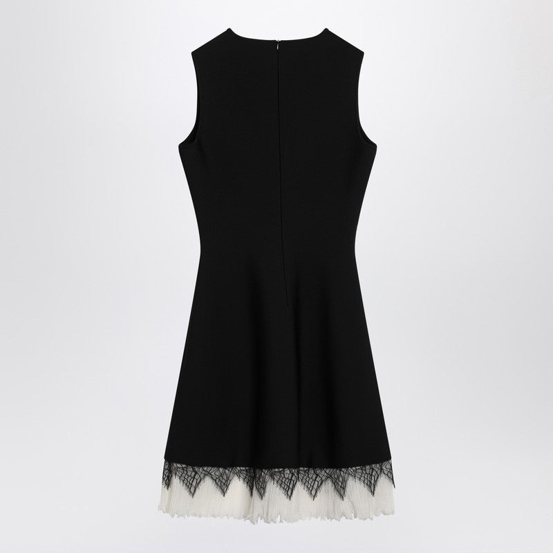Alexander Mcqueen Dress With Black/Ivory Spiderweb Lace Women - 2