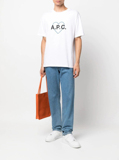 A.P.C. logo-print T-shirt outlook