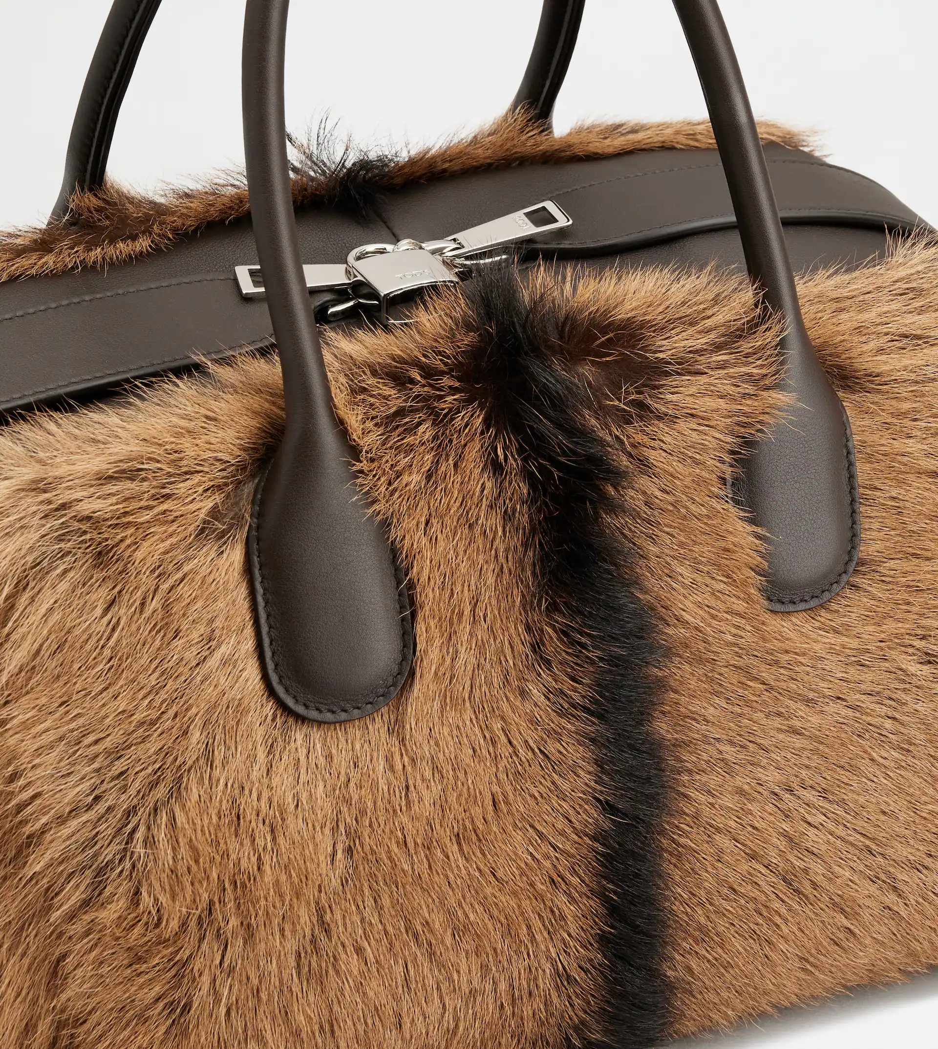 TOD'S DARSENA IN FUR MEDIUM - BROWN - 9