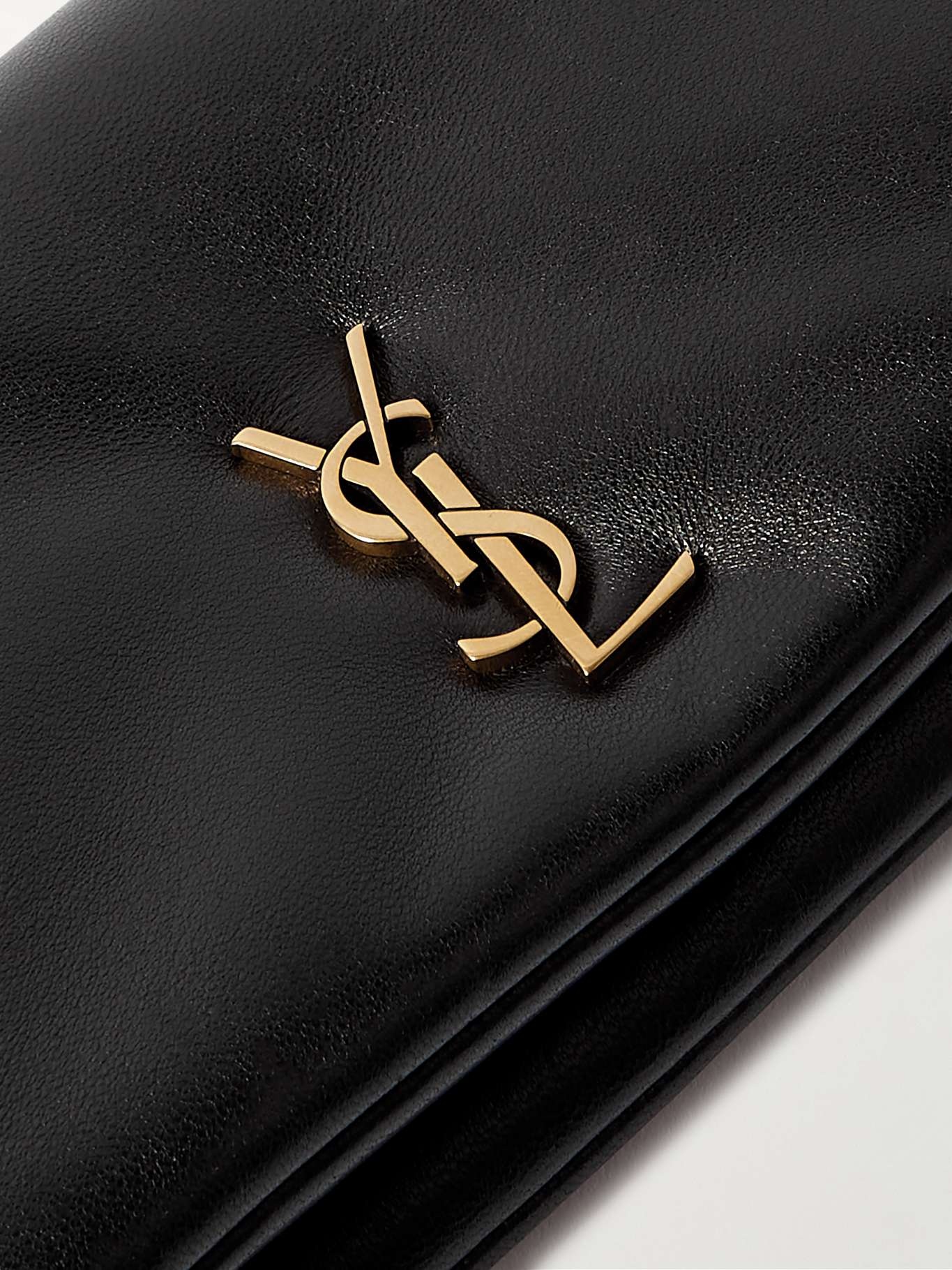 SAINT LAURENT Calypso mini padded textured-leather shoulder bag ...