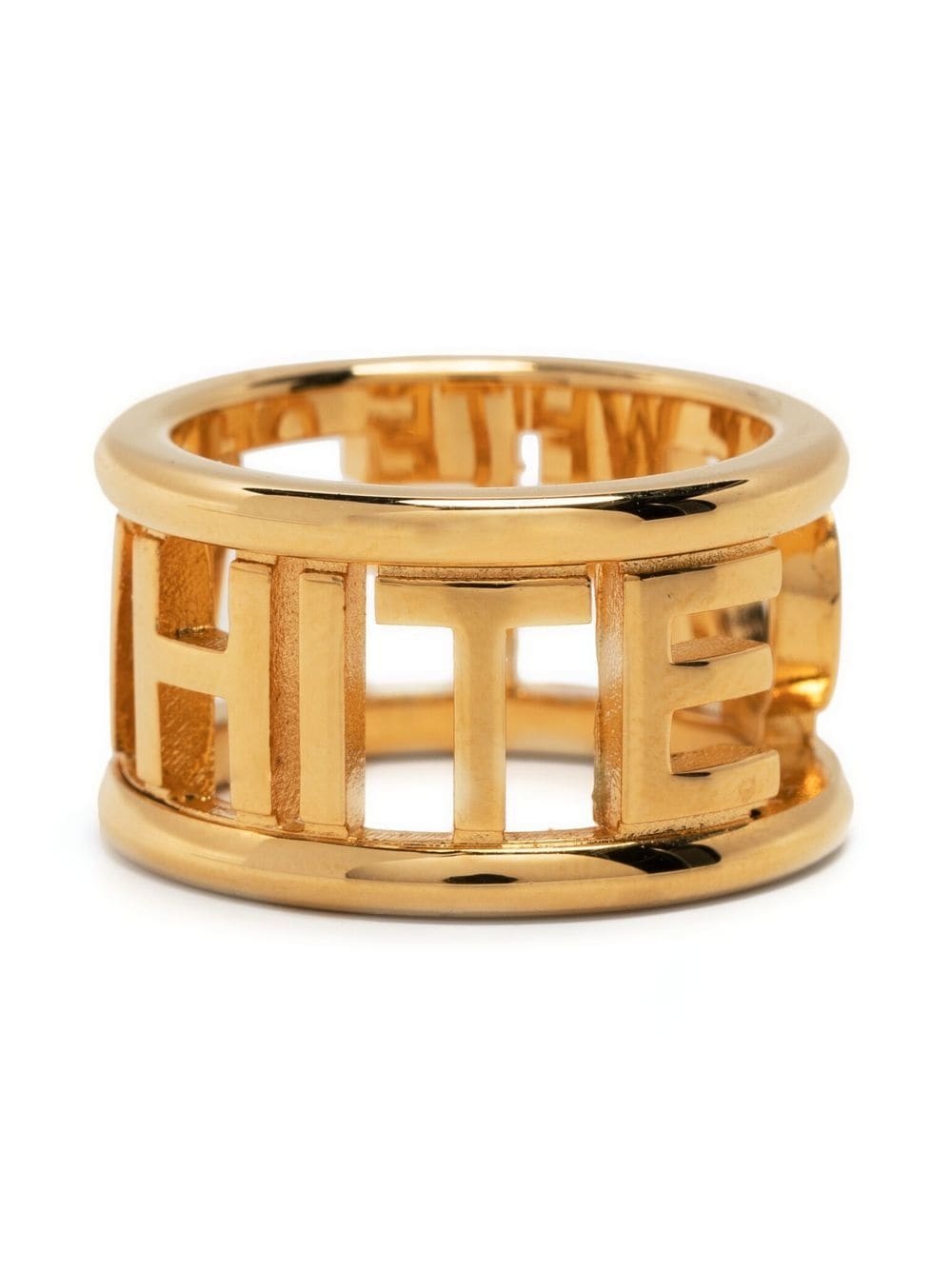 logo band ring - 3