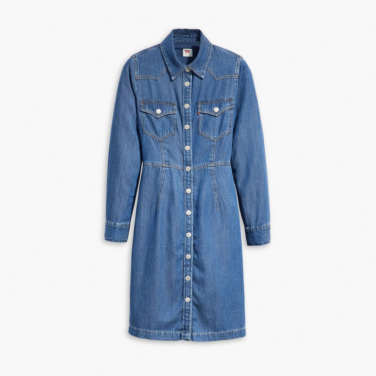 OTTO WESTERN DENIM DRESS - 1