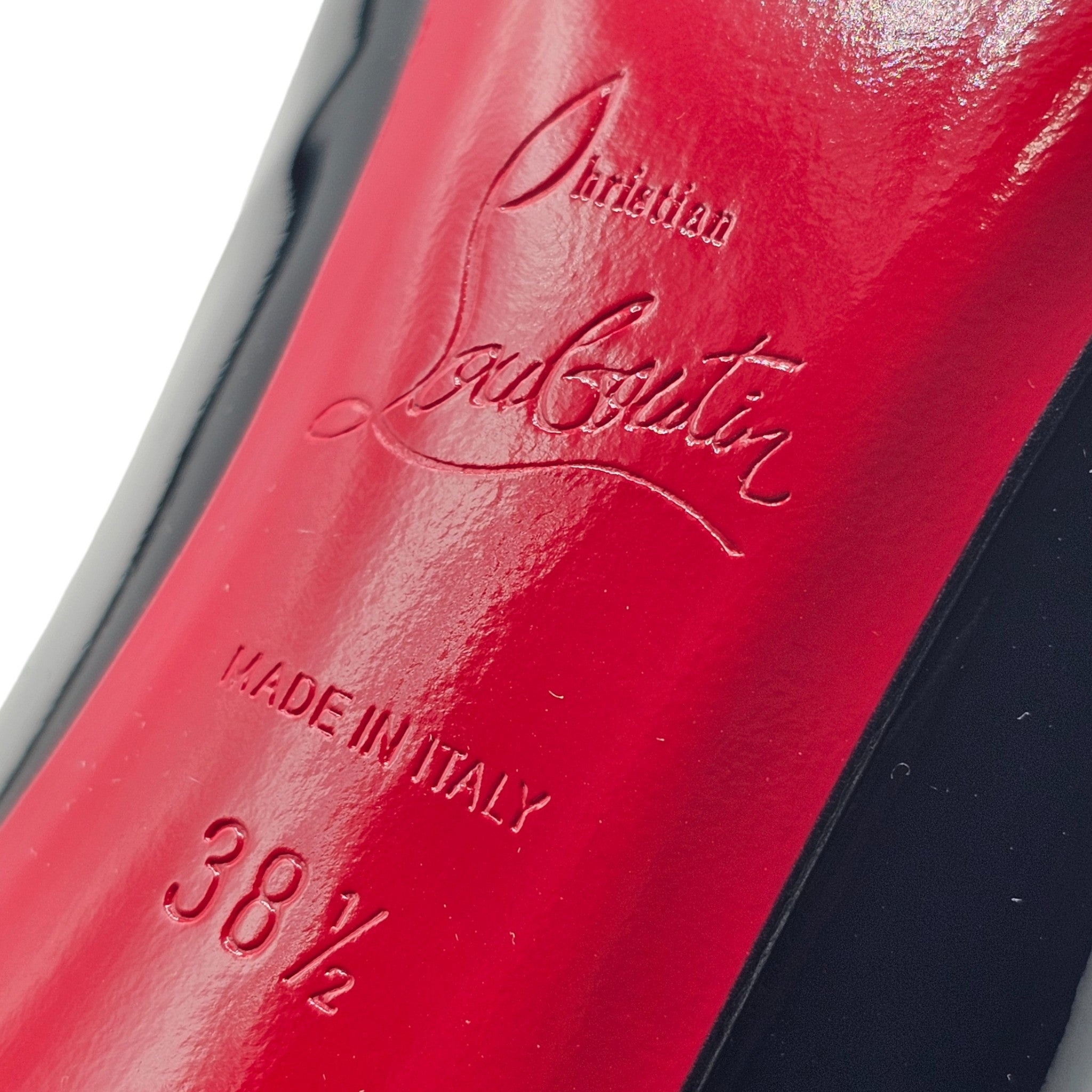 Christian Louboutin Hot Chick Pumps 100mm - Patent Leather - Black - 10