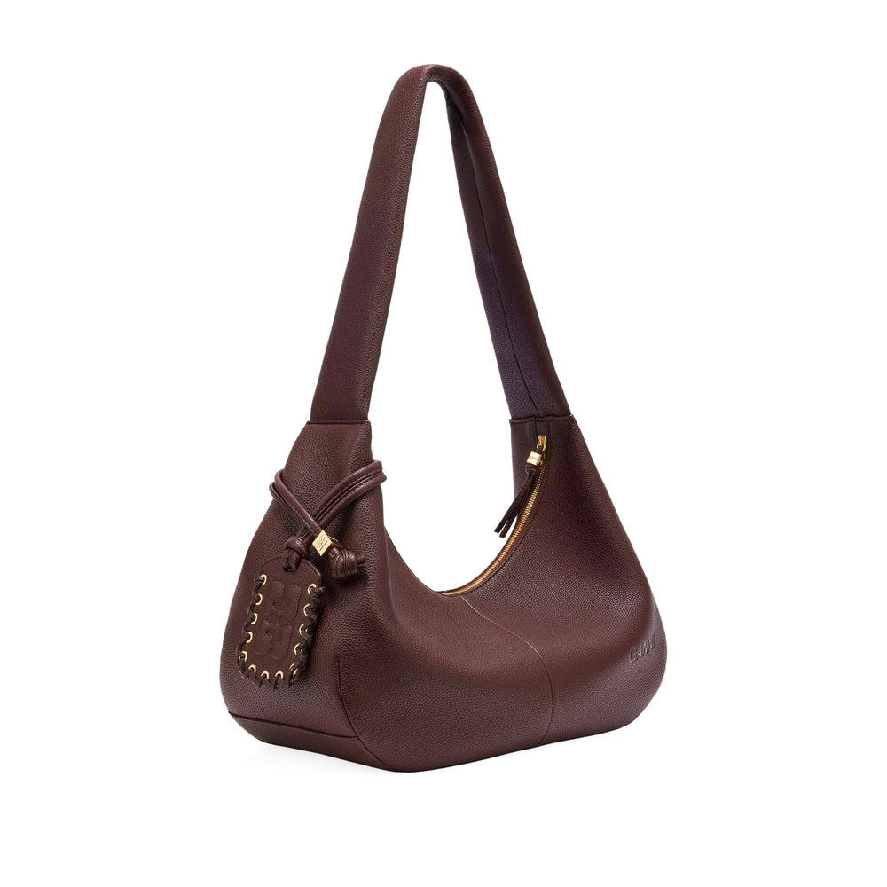Ganni Brown Tote Bags Women - 4