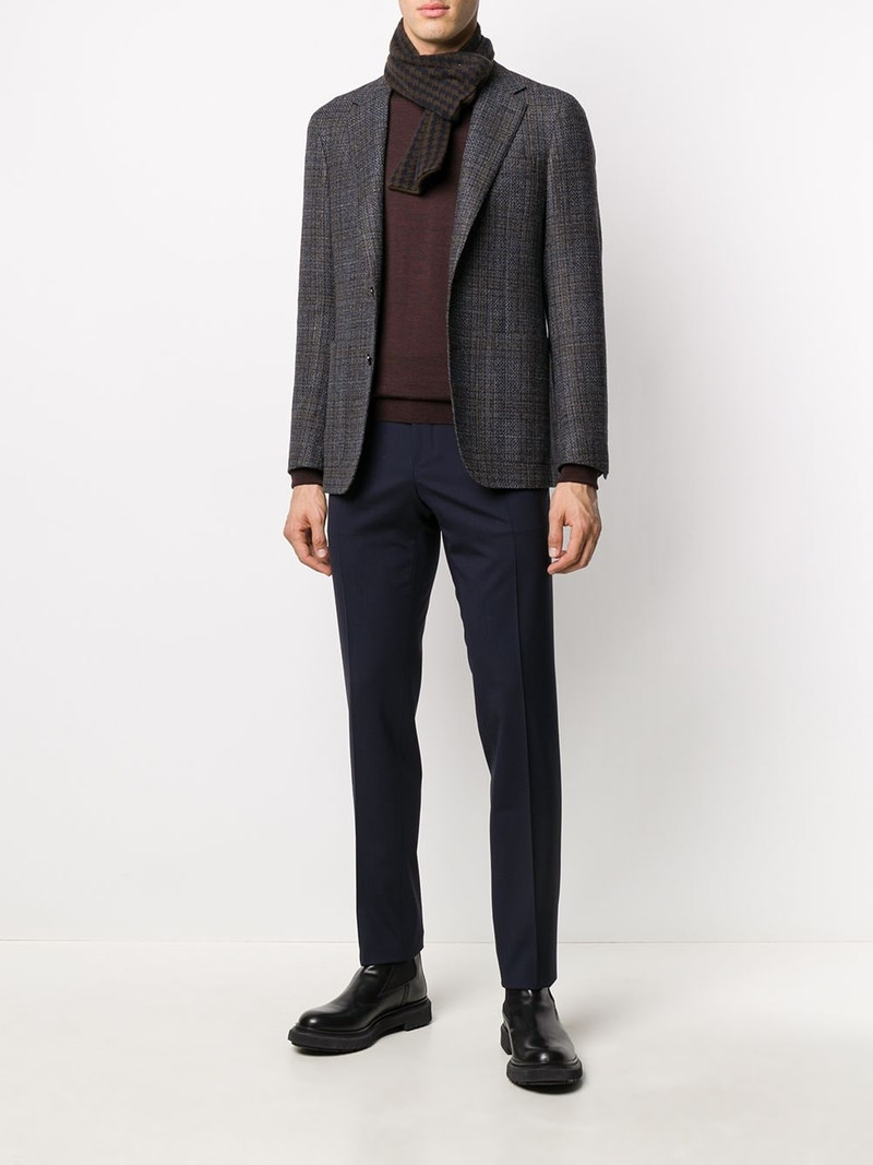 Canali slim-fit tailored trousers outlook