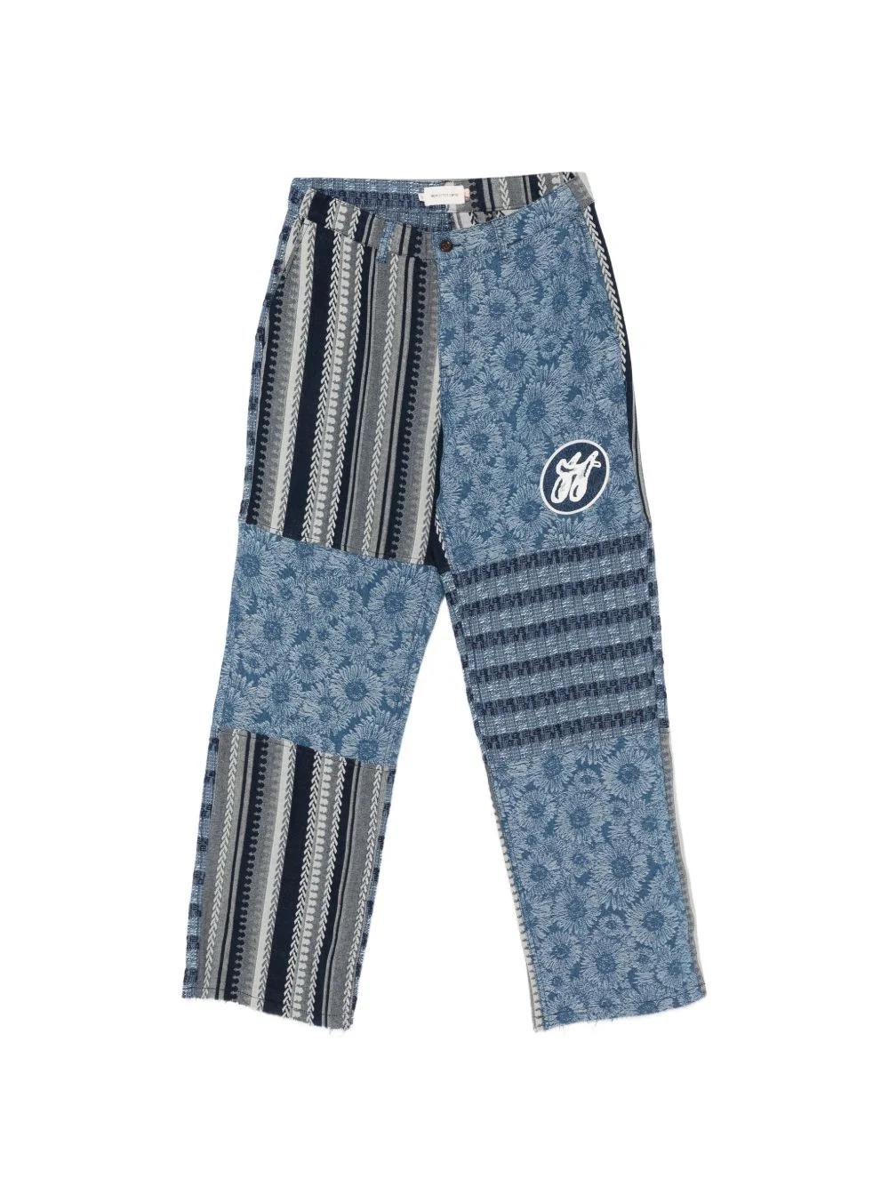 Tapestry patchwork trousers - 1