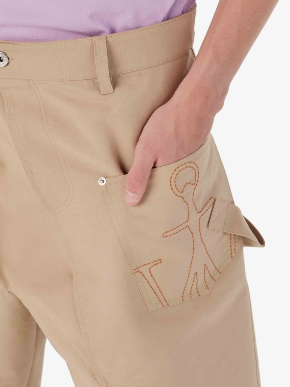 TWISTED CHINO SHORTS - 4