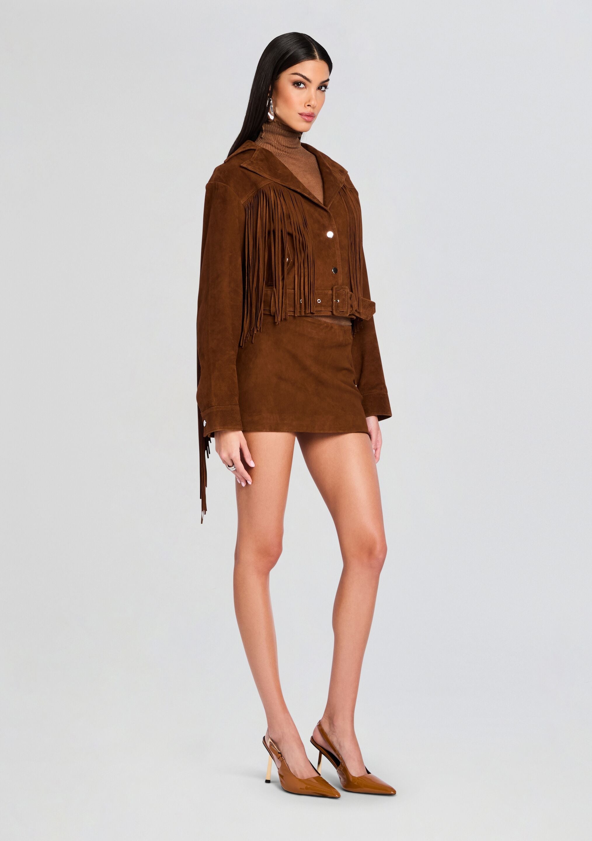 VALERIE SUEDE SKIRT - 3