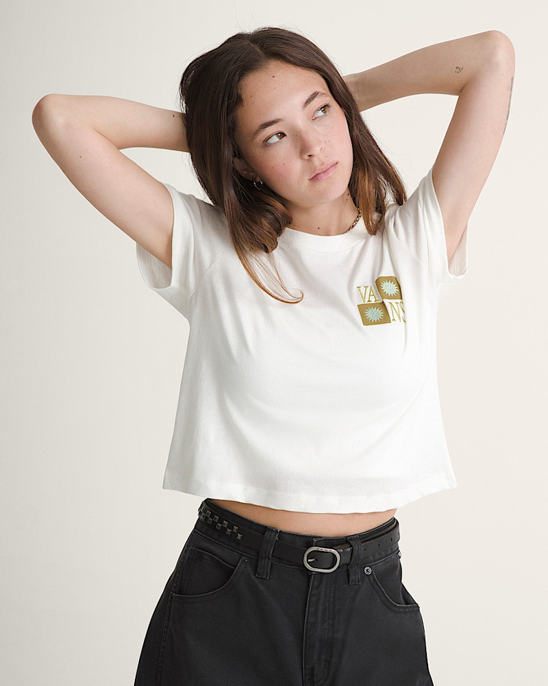 Sunny Checkerboard Crop T-Shirt 1