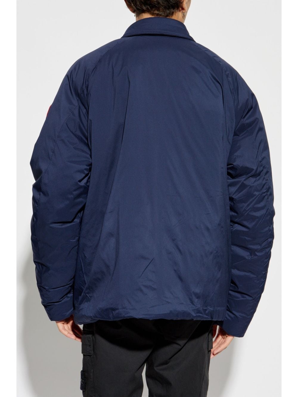 logo-patch jacket - 4