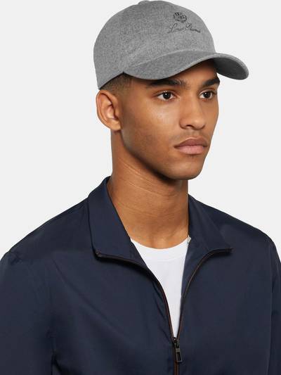 Loro Piana Logo-Embroidered Storm System Cashmere Baseball Cap outlook