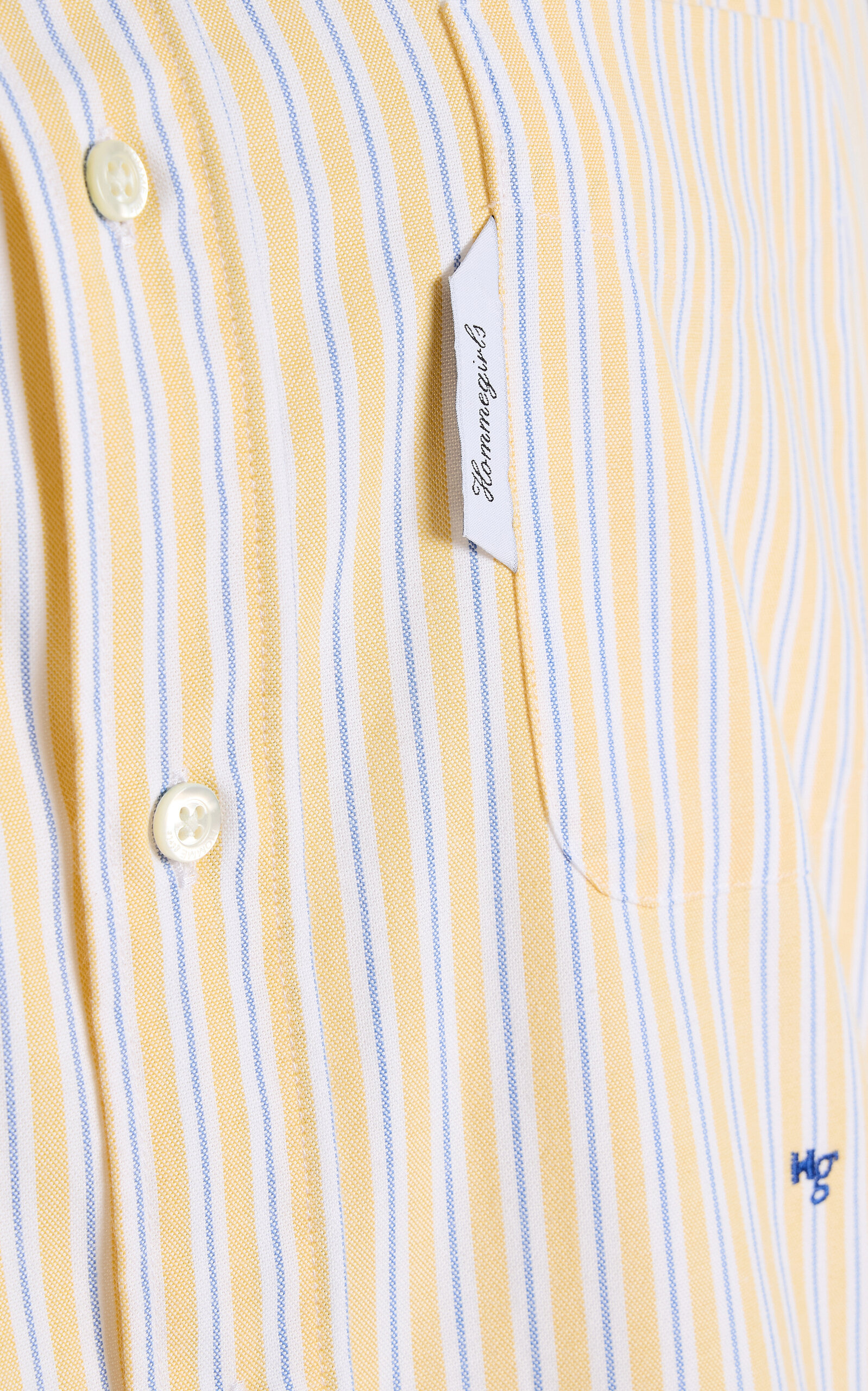 Cotton Oxford Shirt yellow - 5