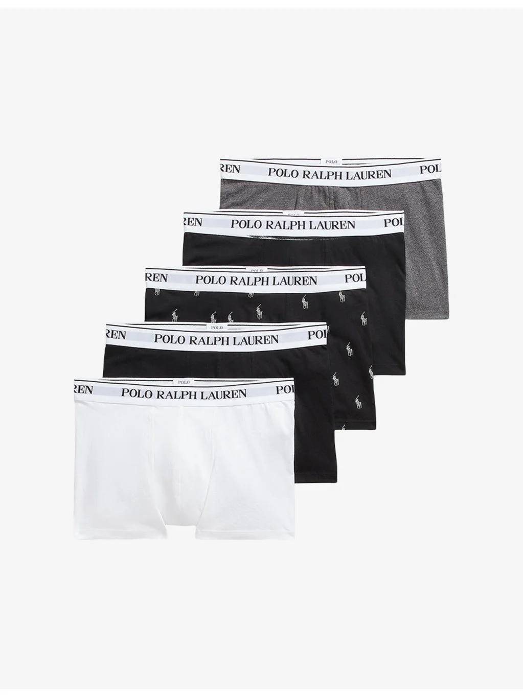 Classic Pack of Five Cotton-Jersey Trunks - 1