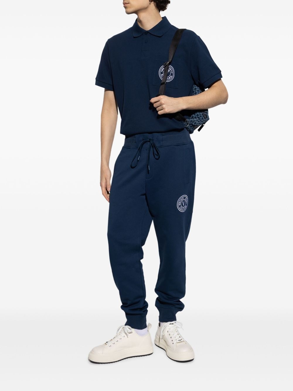 logo-embroidered track pants - 2