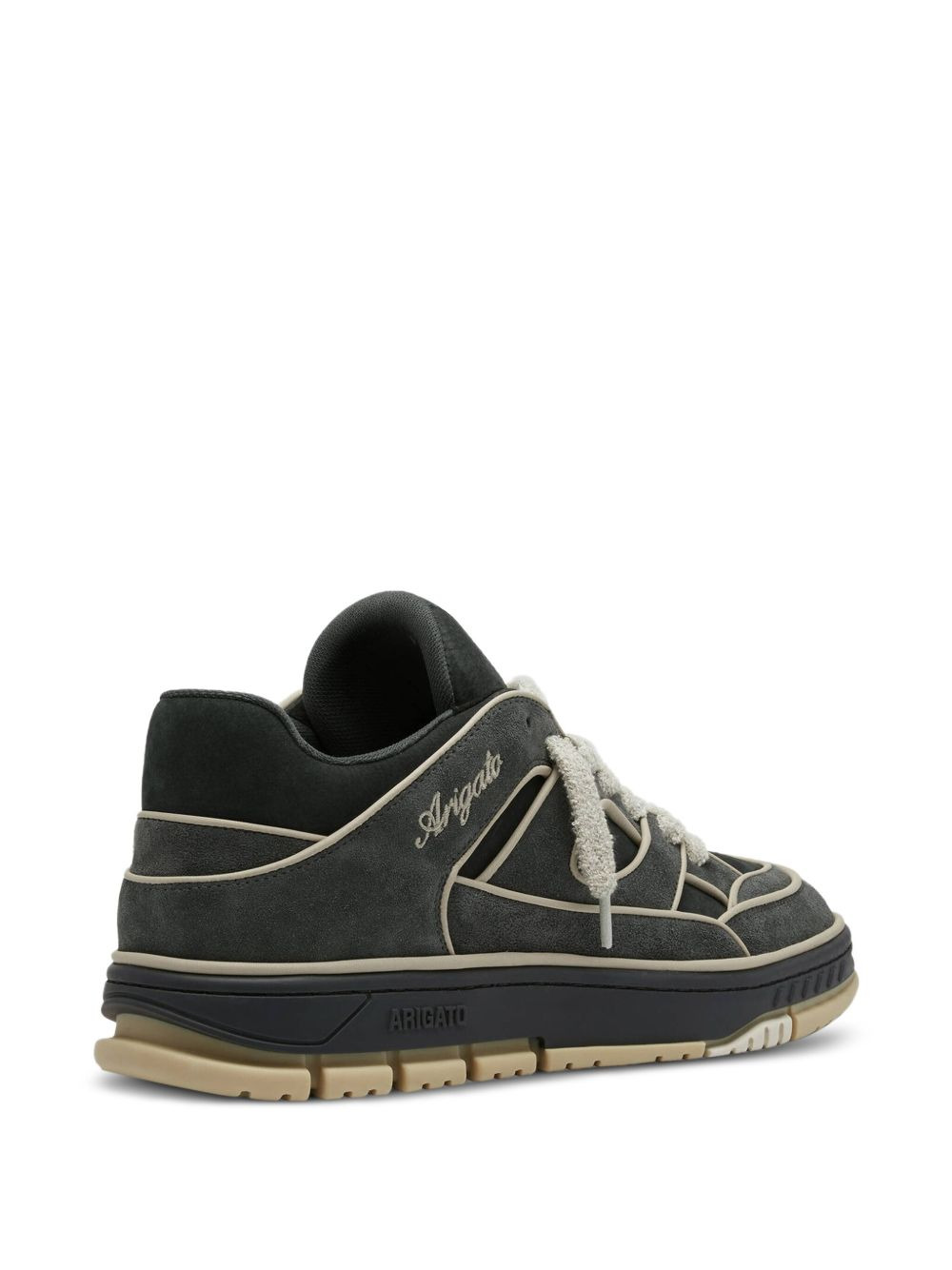 leather suede sneakers - 3