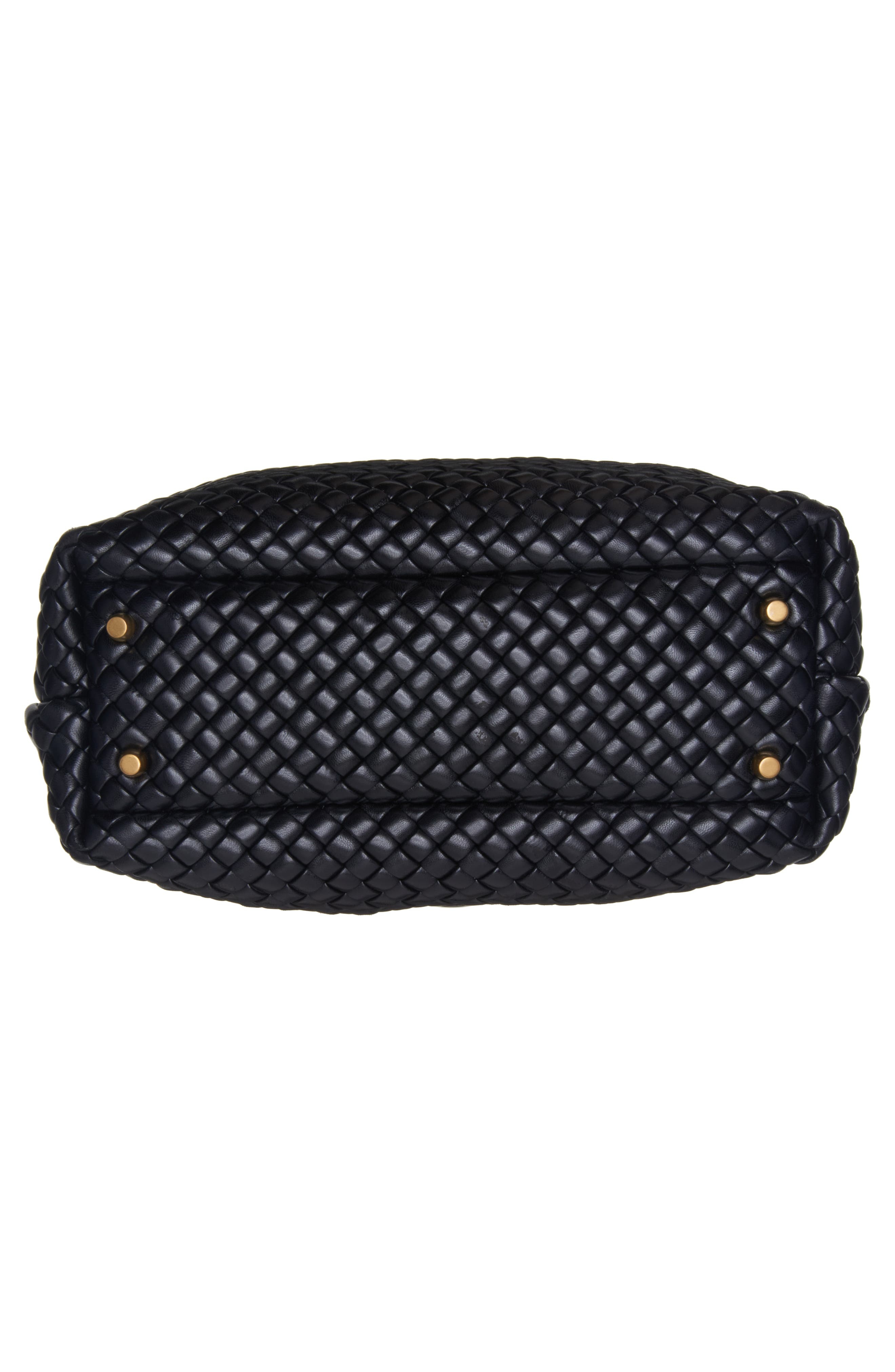 Bauletto Padded Intrecciato Leather Bowler Bag - 6
