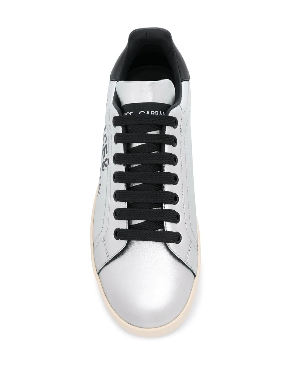 Portofino logo-print sneakers - 4