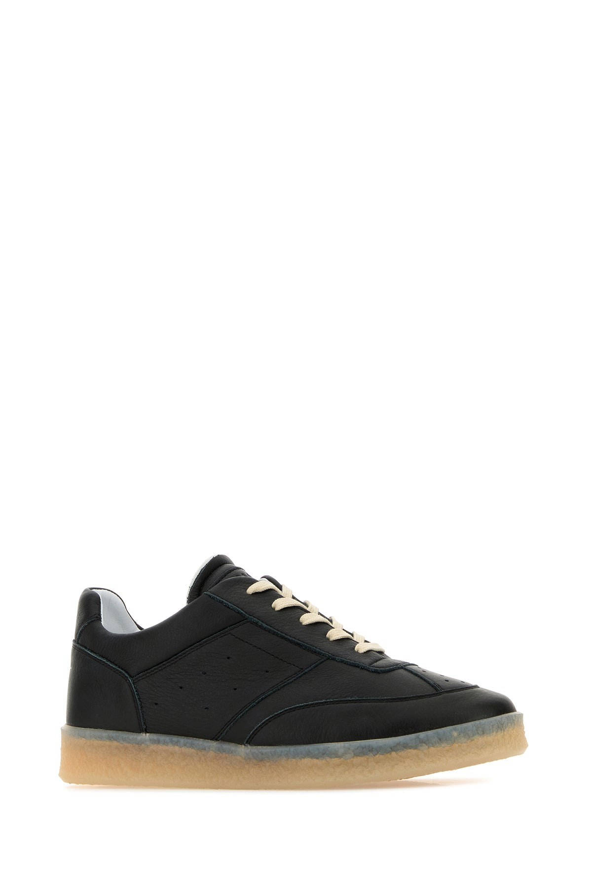 Black leather sneakers - 2