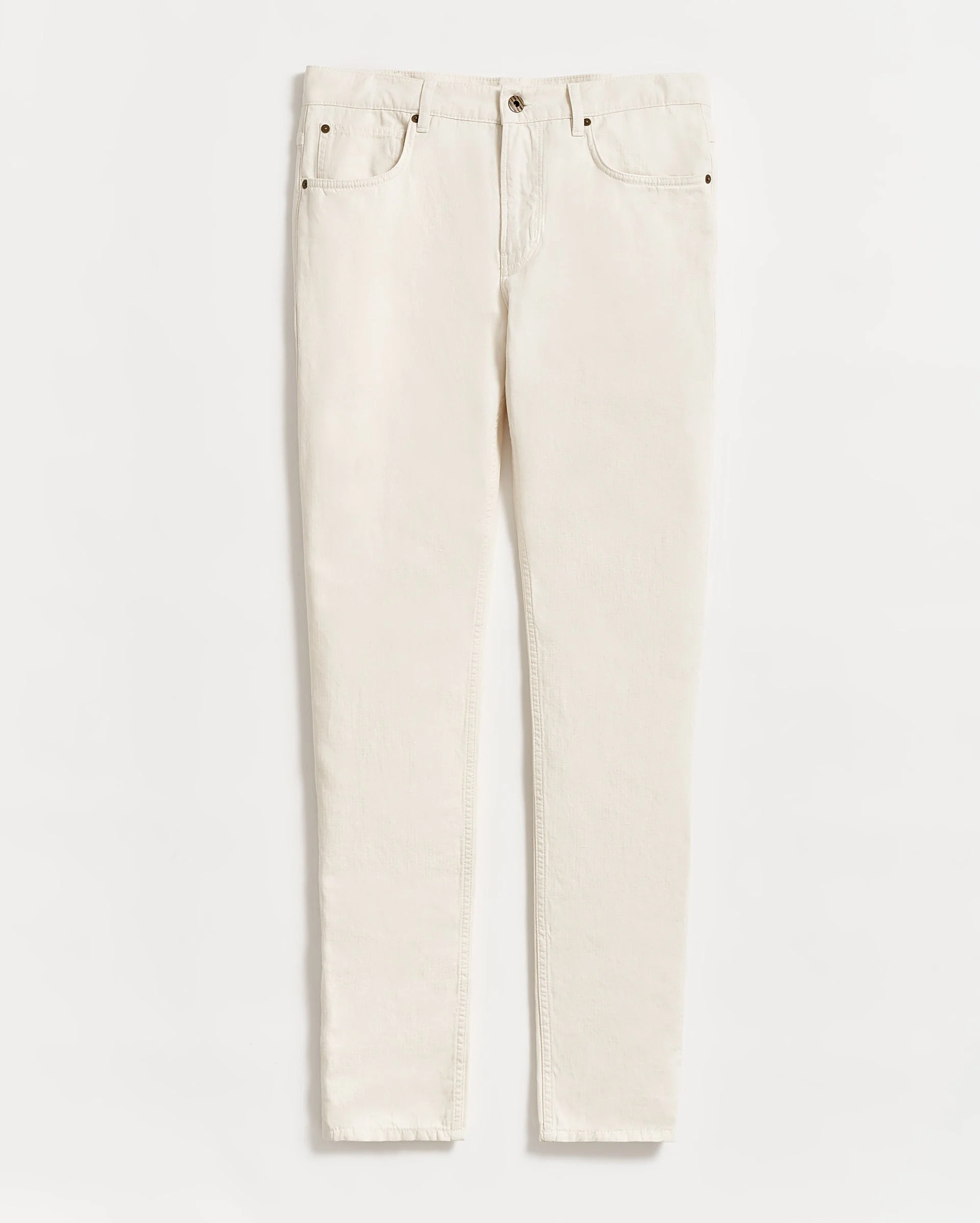 Cotton Linen 5 Pocket Pant - 1