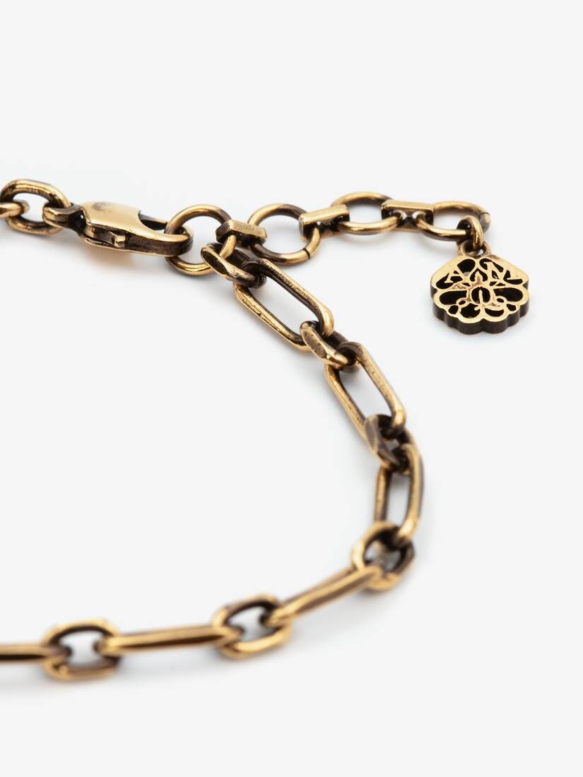Charm Bracelet in Antique Gold - 3