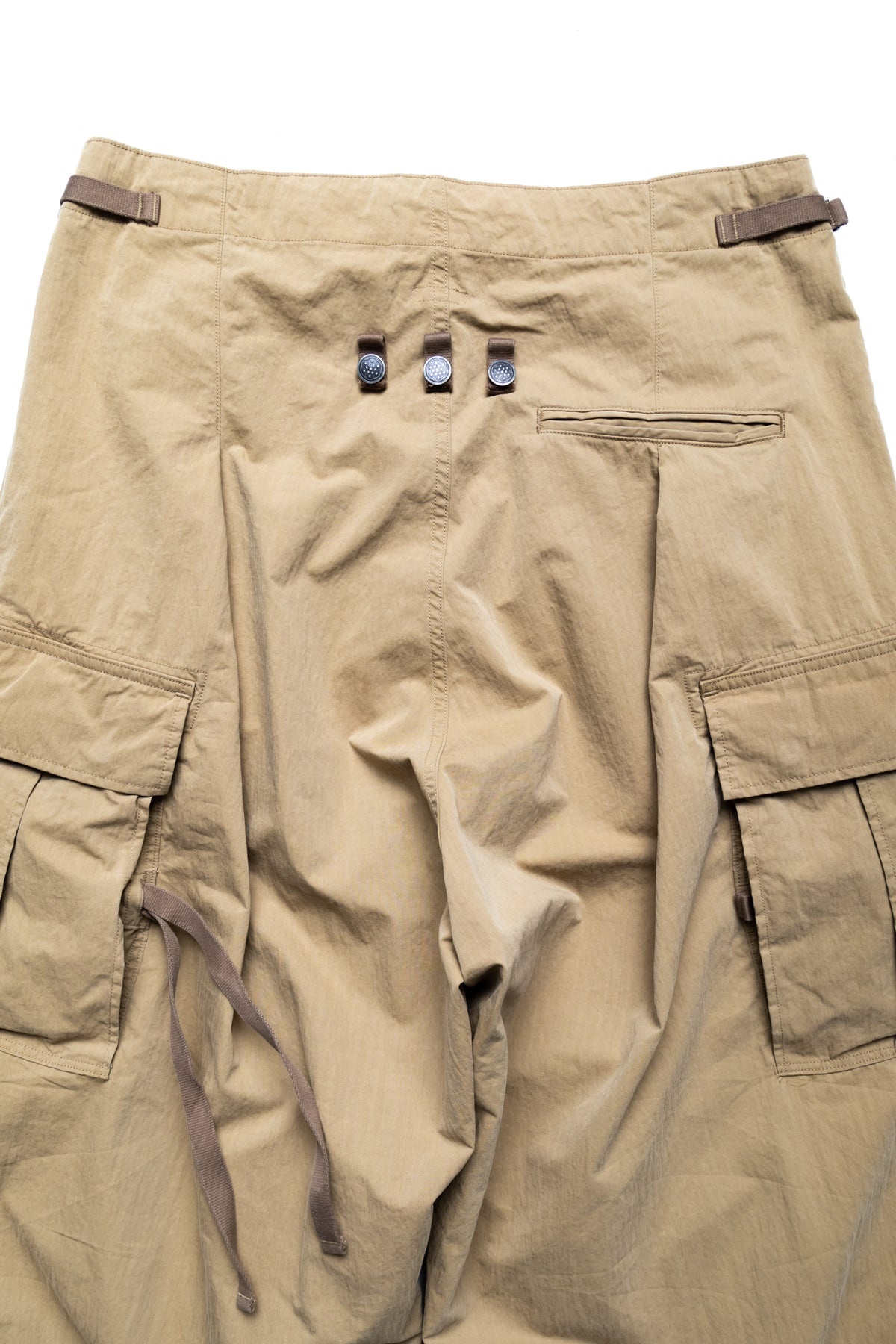 Rip Stop JUMBO Cargo Pants - Beige - 11
