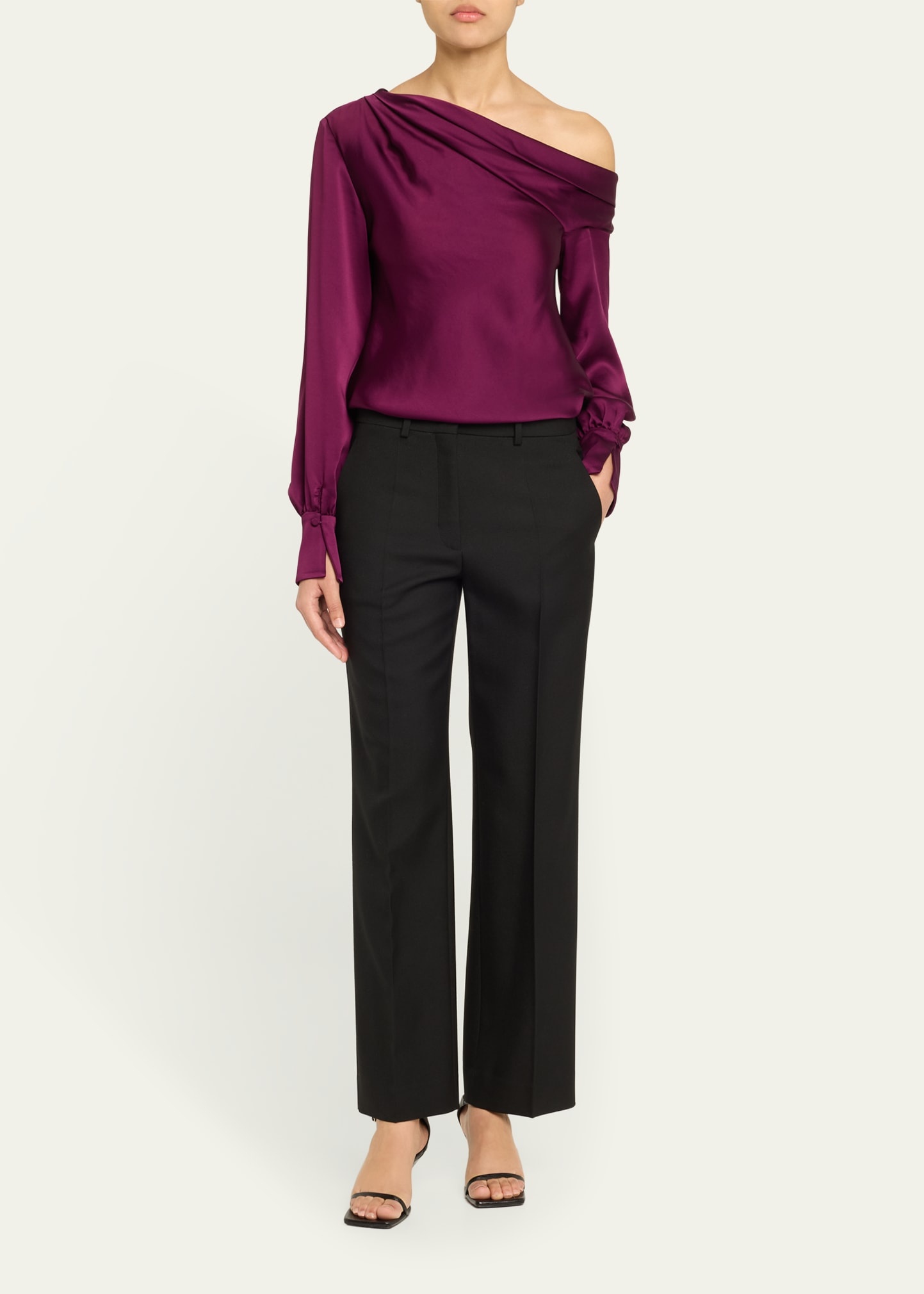 Alice Draped One-Shoulder Top - 2