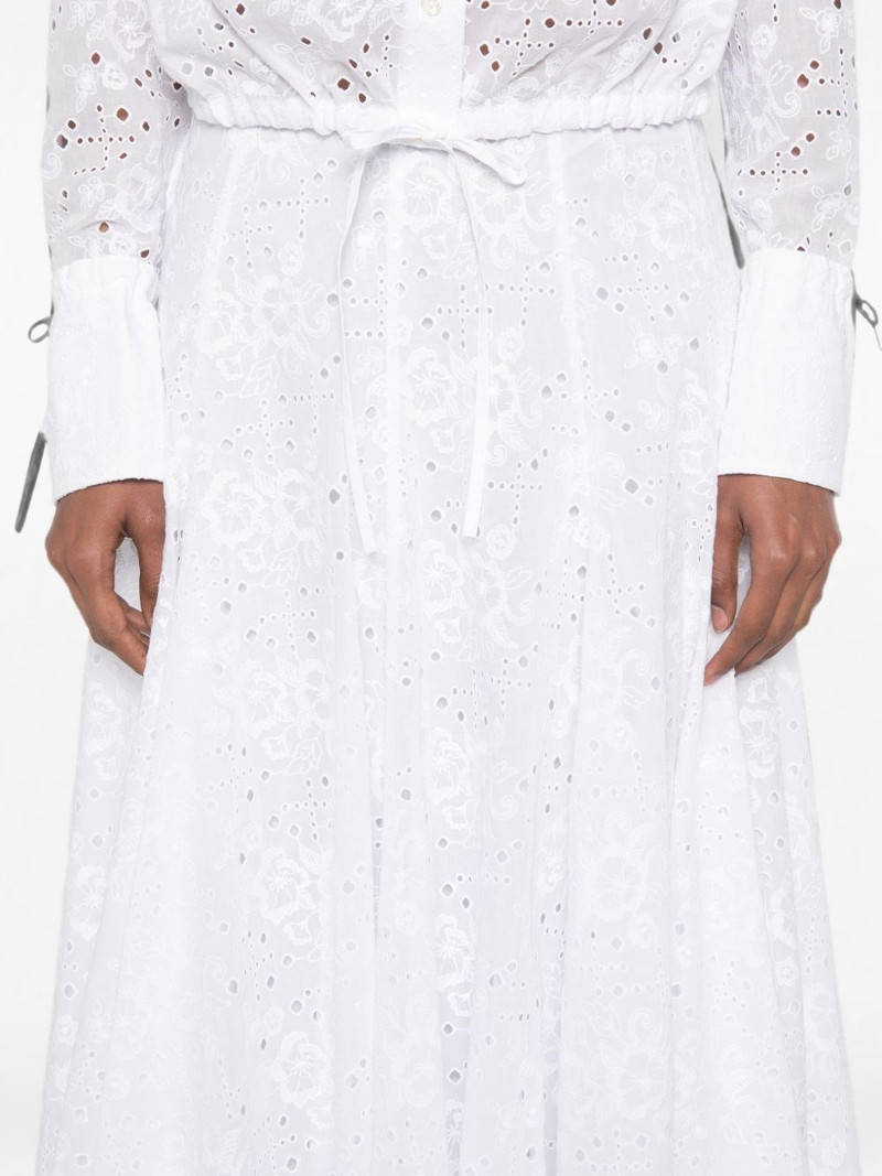 TORY BURCH Eyelet cotton skirt outlook
