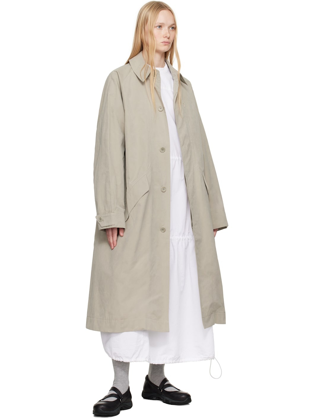 Khaki Tyrell Trench Coat - 4