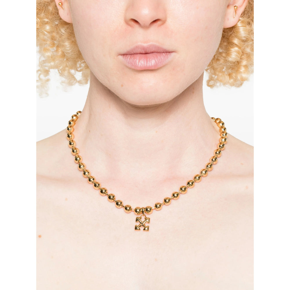 Off-White Gold Necklaces Women - 2