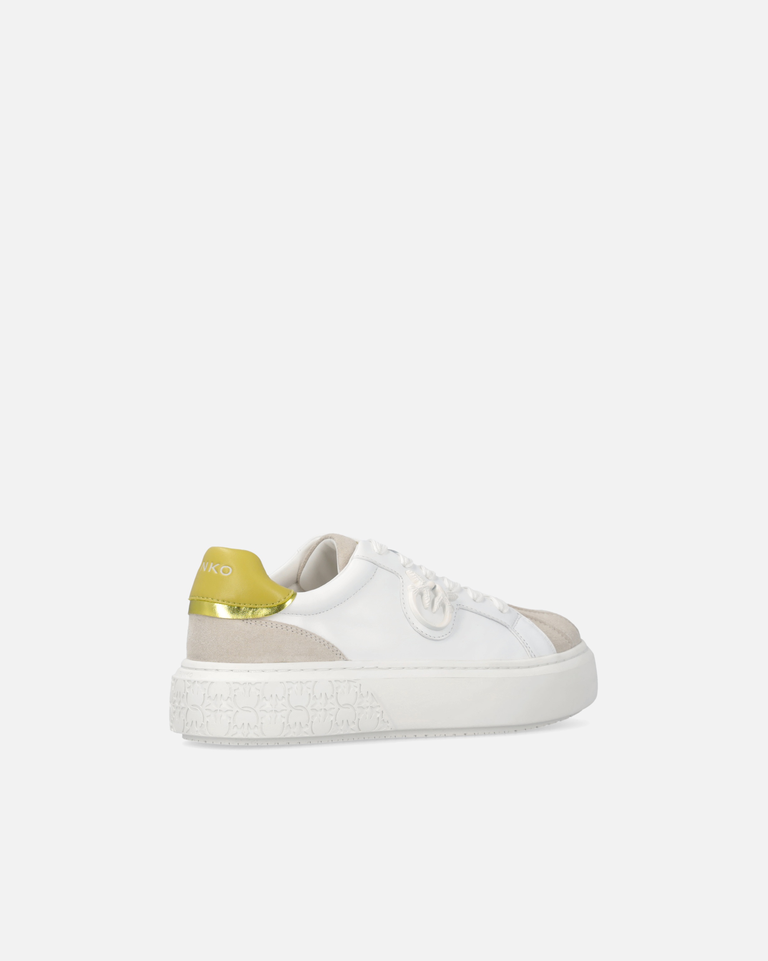PINKO SNEAKERS WITH PLATFORM SOLE AND COLORED HEEL | REVERSIBLE