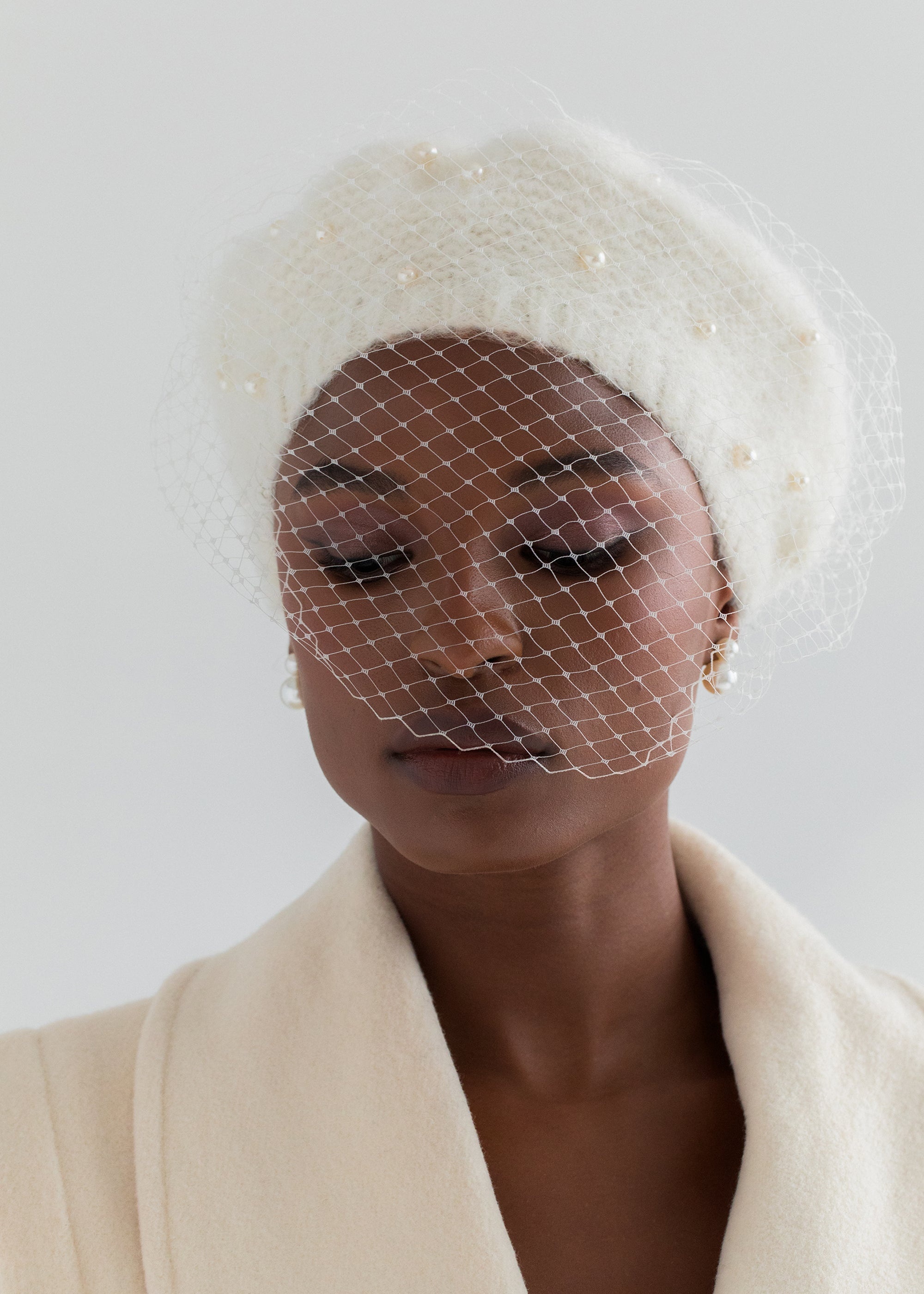 Pearl Voilette Beret - 2