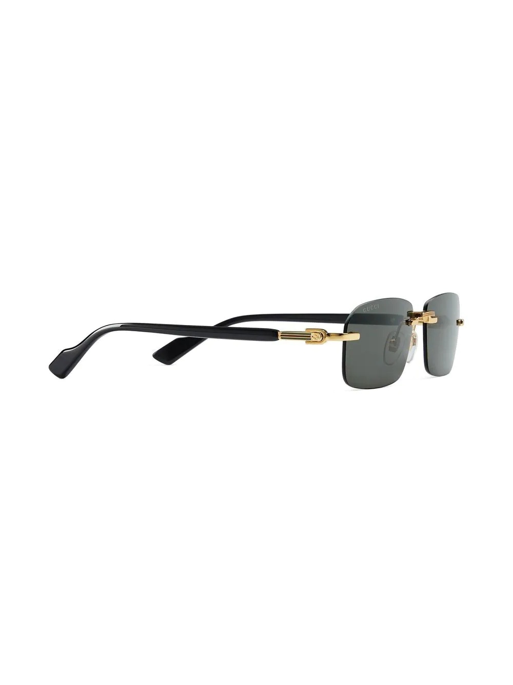 rectangular frameless sunglasses - 2