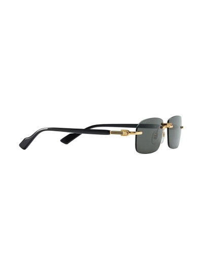 GUCCI rectangular frameless sunglasses outlook