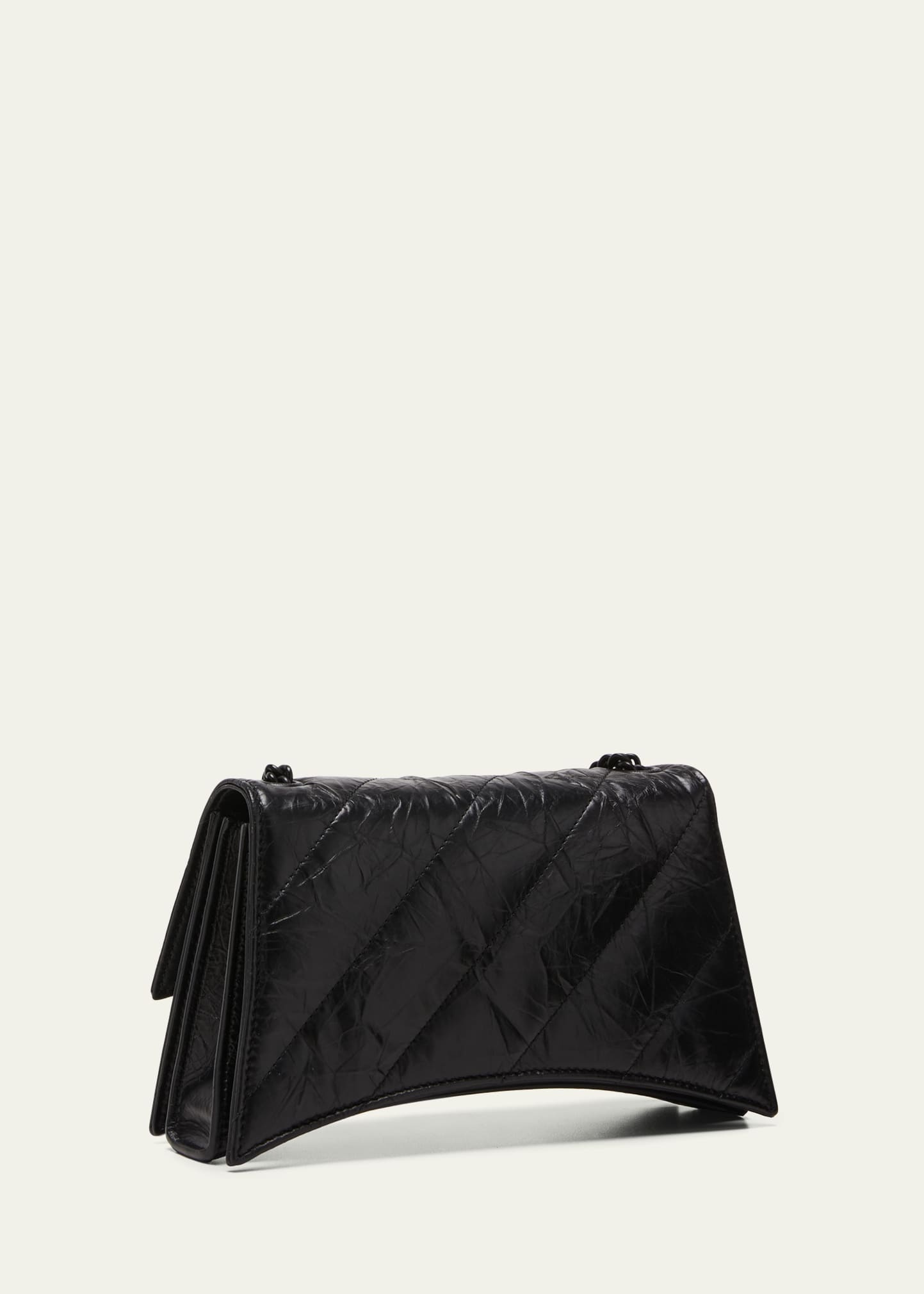Crush Quilted Leather Wallet on Chain - 3