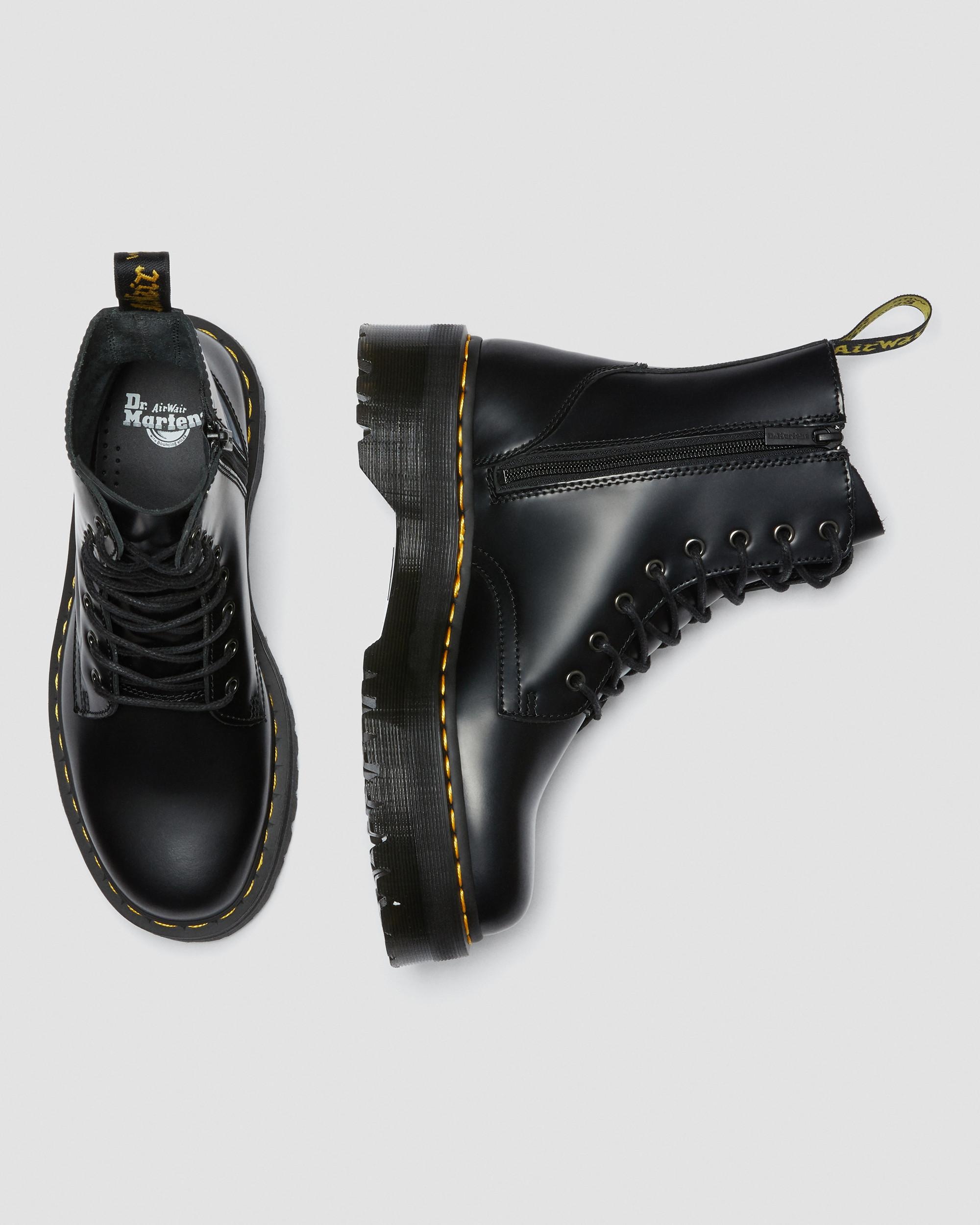 Jadon Boot Smooth Leather Platforms - 2