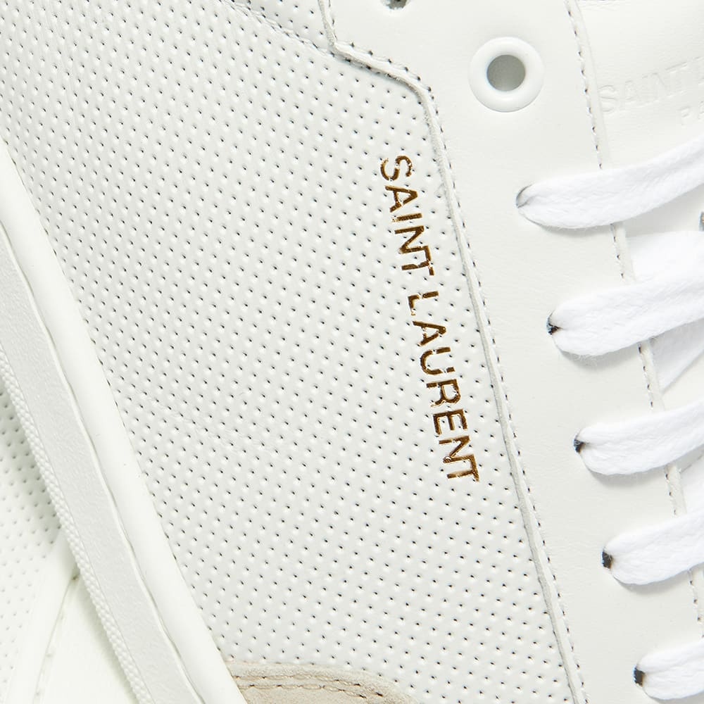 Saint Laurent SL10 Court Perf Leather Sneaker - 4