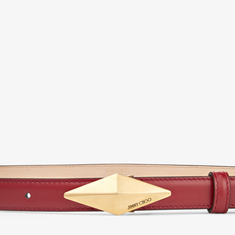 JIMMY CHOO Diamond Clasp Belt
Cranberry Leather Clasp Belt outlook