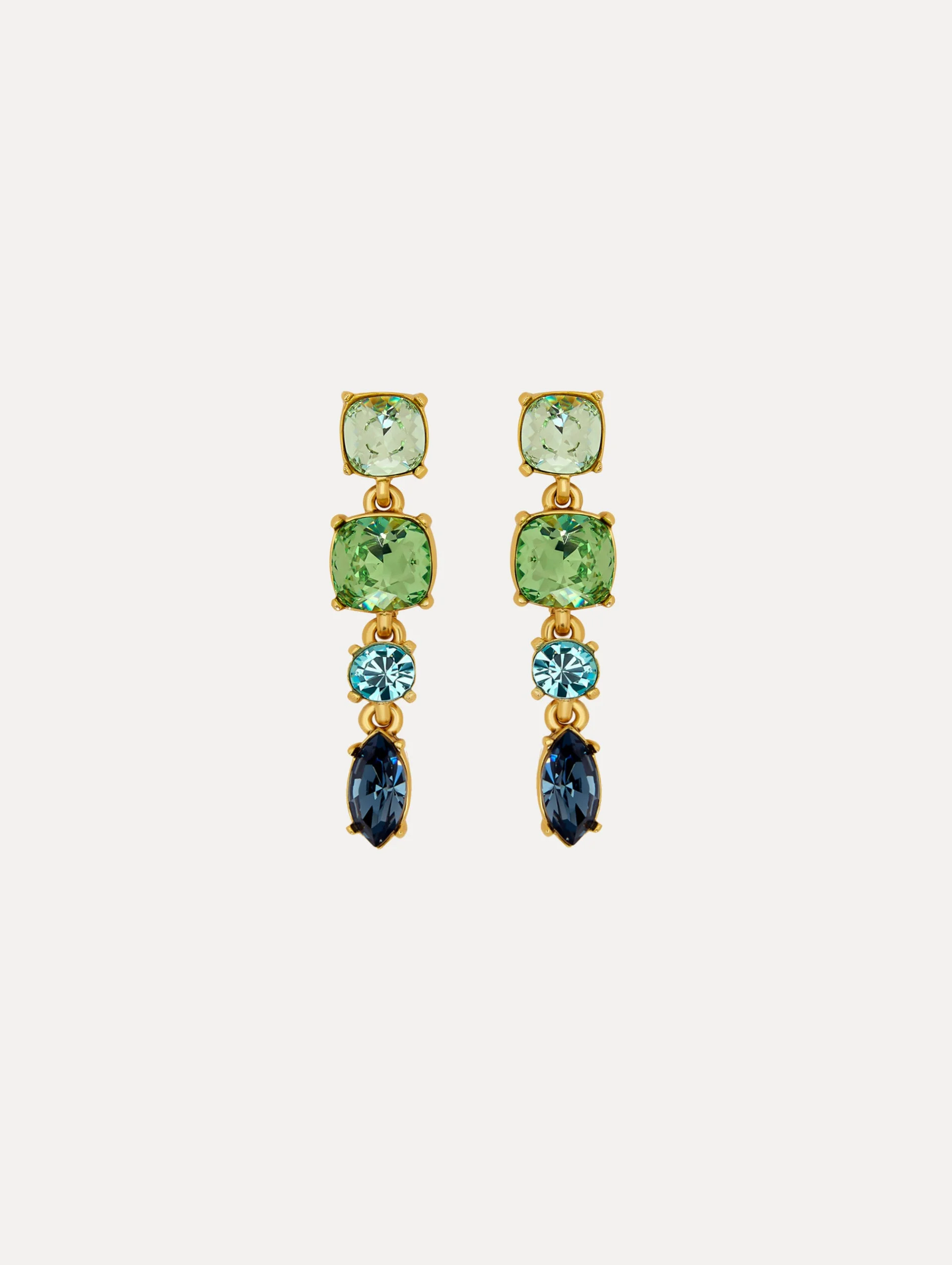 FOUR-TIER DROP EARRINGS - 1