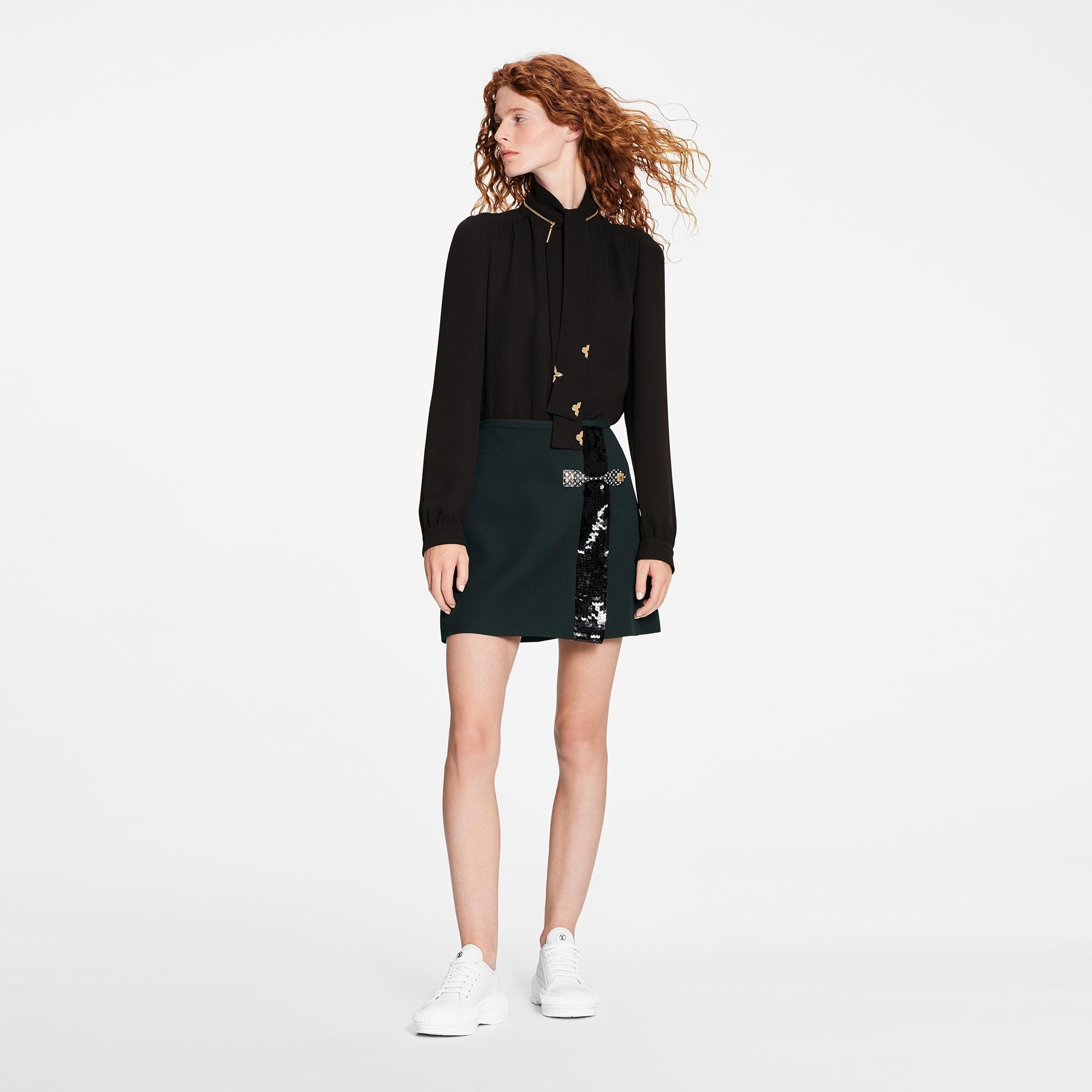 LV Night A-Line Mini Skirt - 2