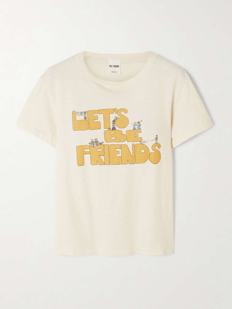 Printed cotton-jersey T-shirt 1
