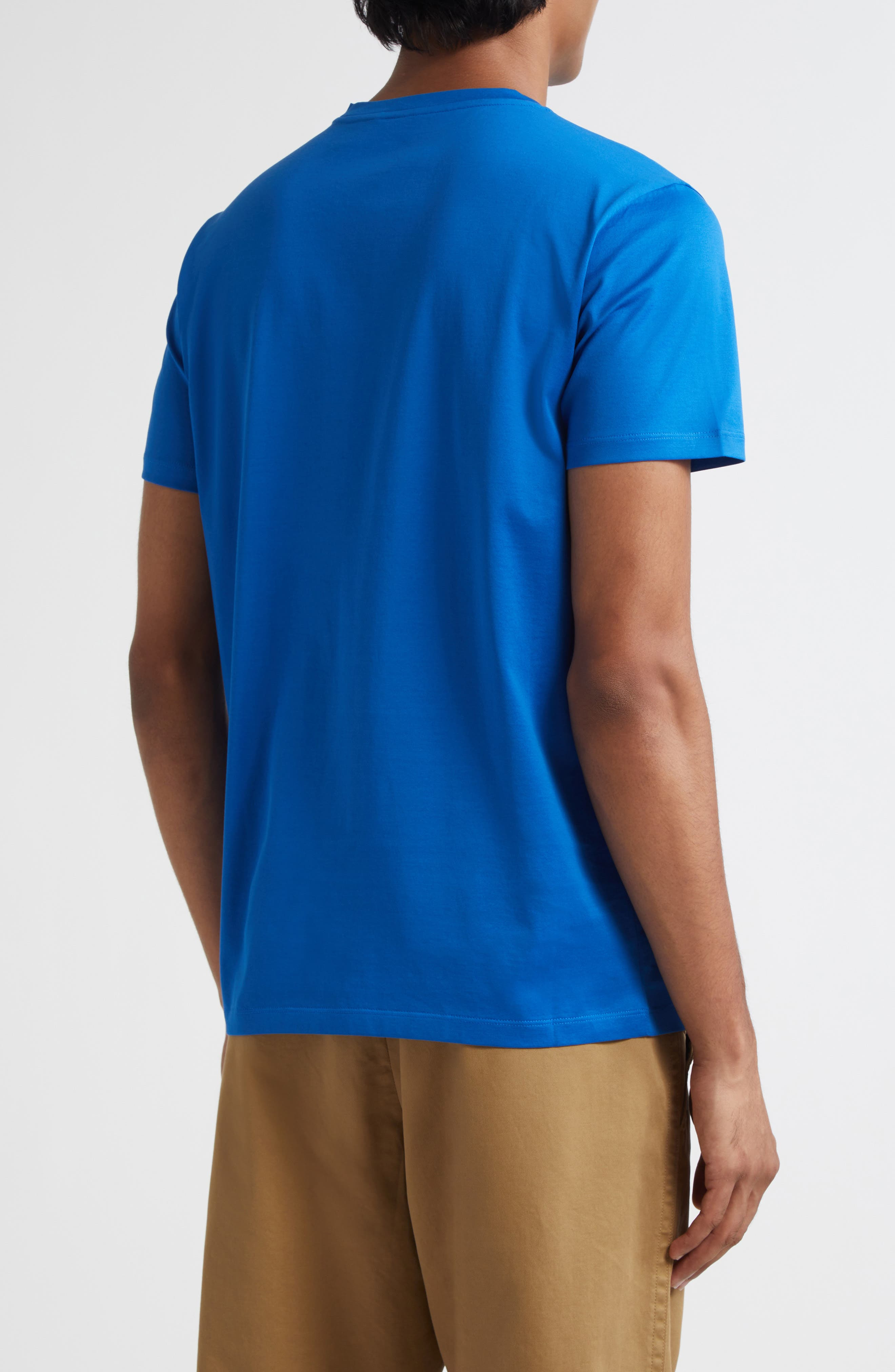 Moncler Logo Patch T-Shirt in Bluette at Nordstrom - 2
