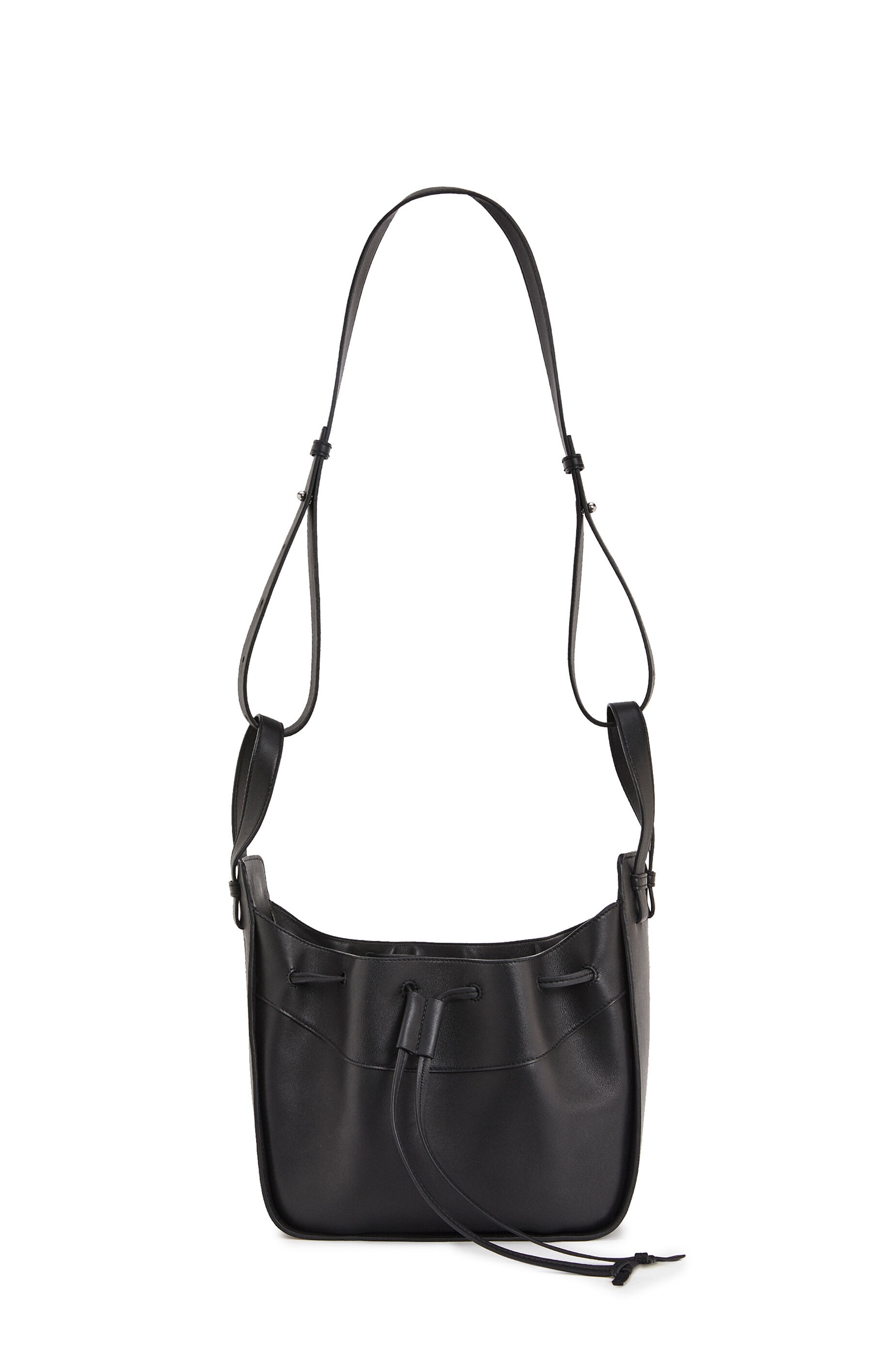 Small Hammock Drawstring bag in nappa calfskin - 5