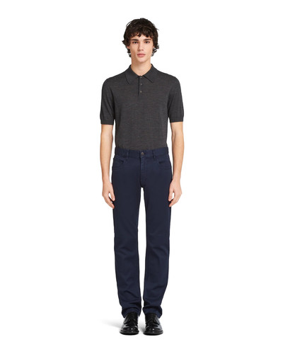 Prada Stretch drill trousers outlook